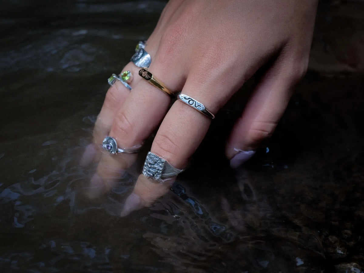Danger Ring in Silver Yin Jewelry for the Soul