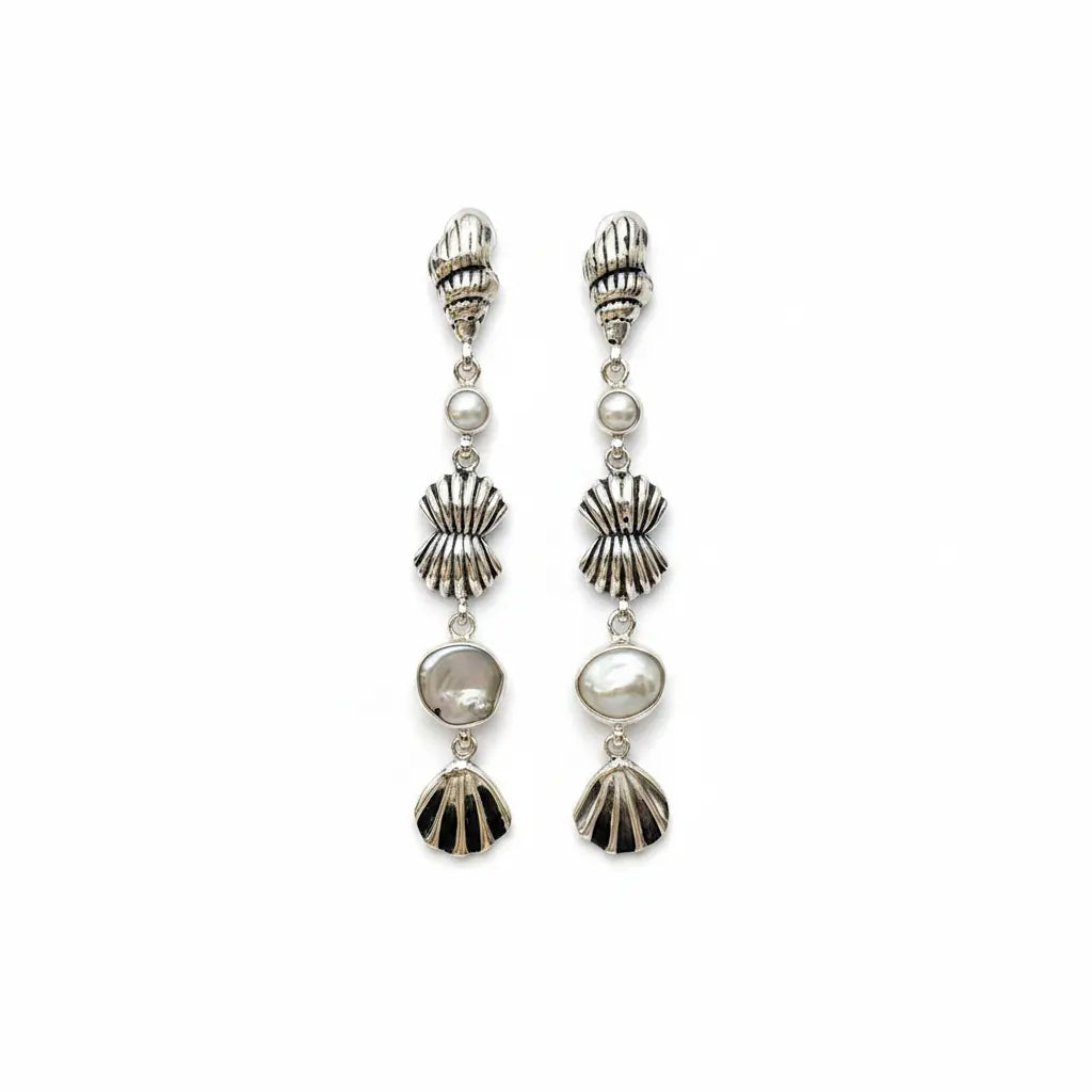 Ariel Pearl Stud Yin Jewelry for the Soul