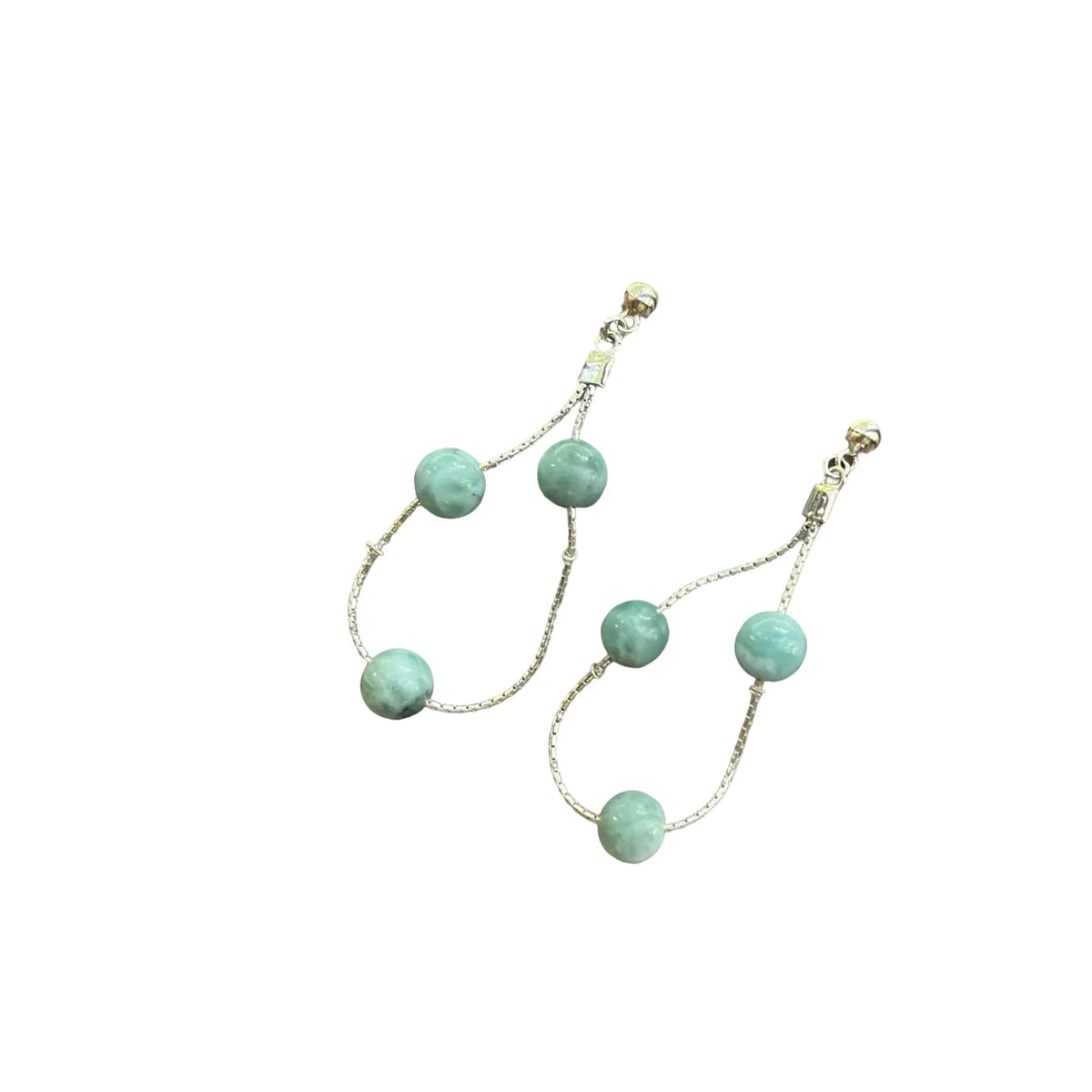 Beaded Chain Drop Stud Yin Jewelry for the Soul