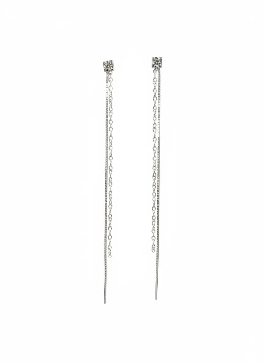 Double Chain Earring Yin Jewelry for the Soul