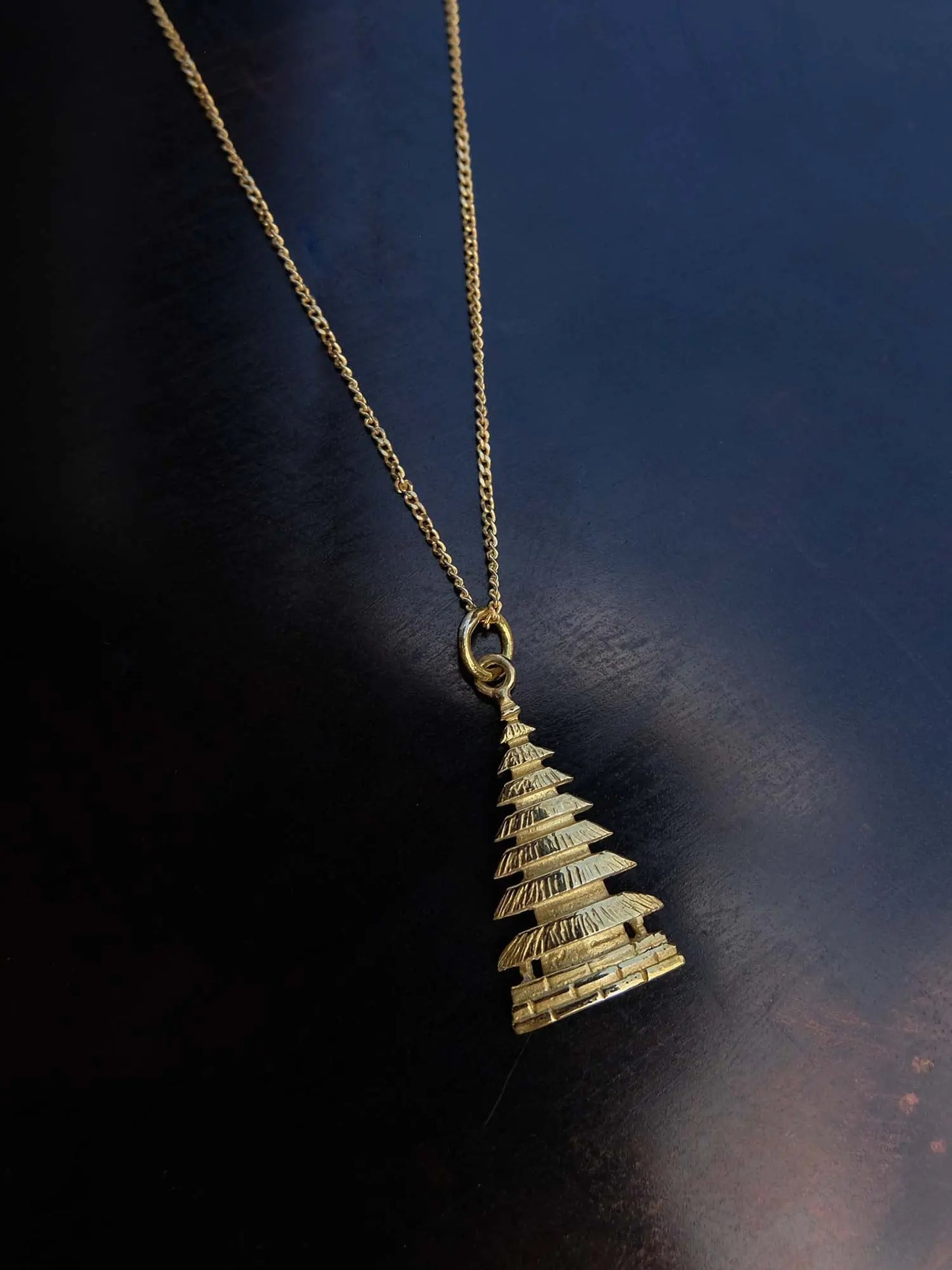 Bali Temple Pendant in Brass Yin Jewelry for the Soul