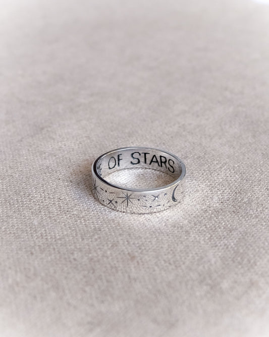 Galaxy Ring in Silver