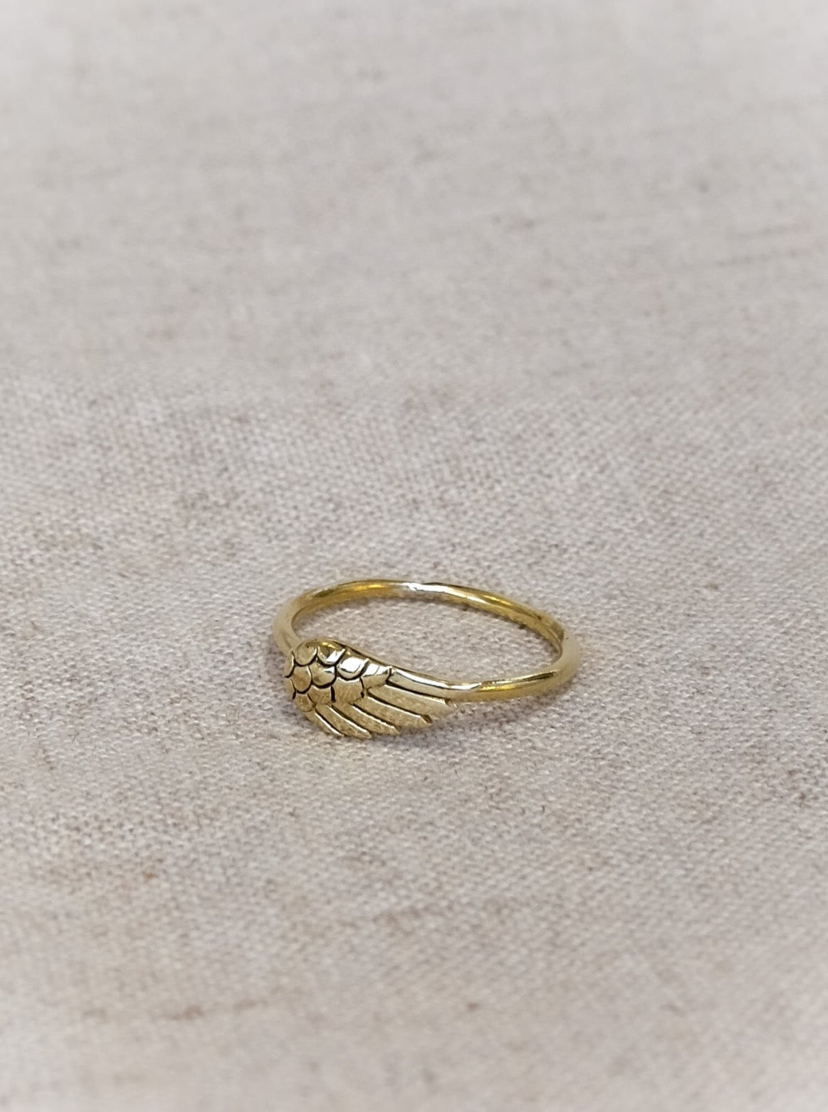 Wings Ring in Brass