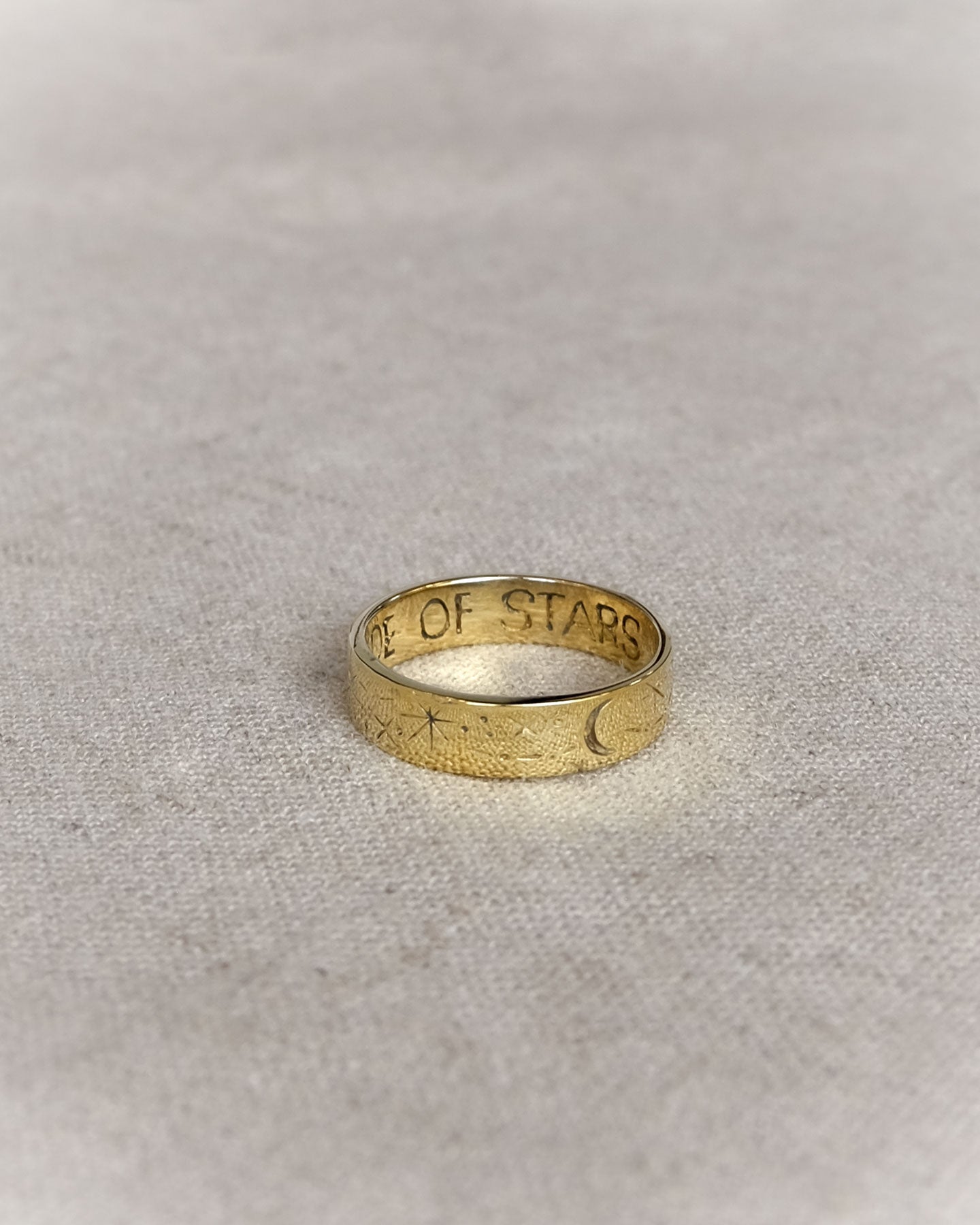 Galaxy Ring in Brass Yin Jewelry for the Soul