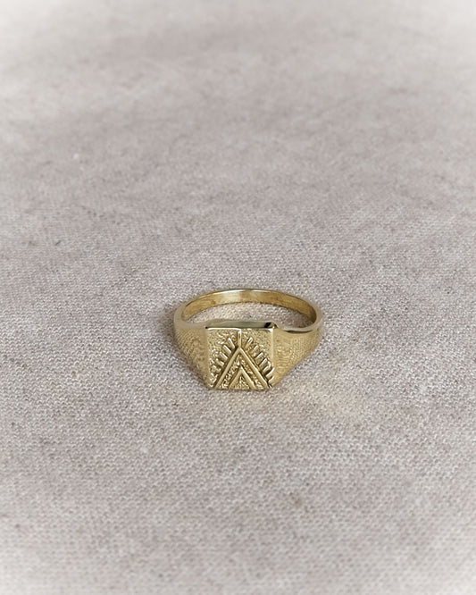 Peak Ring in Brass