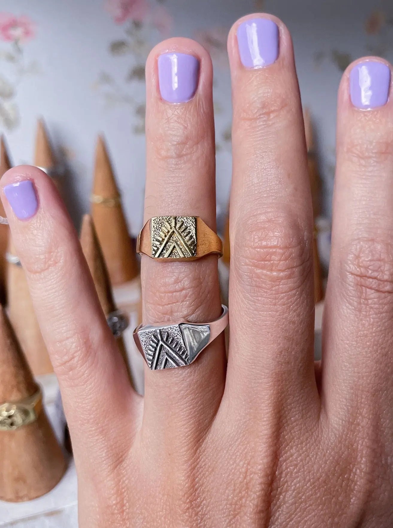 Peak Ring in Brass Yin Jewelry for the Soul