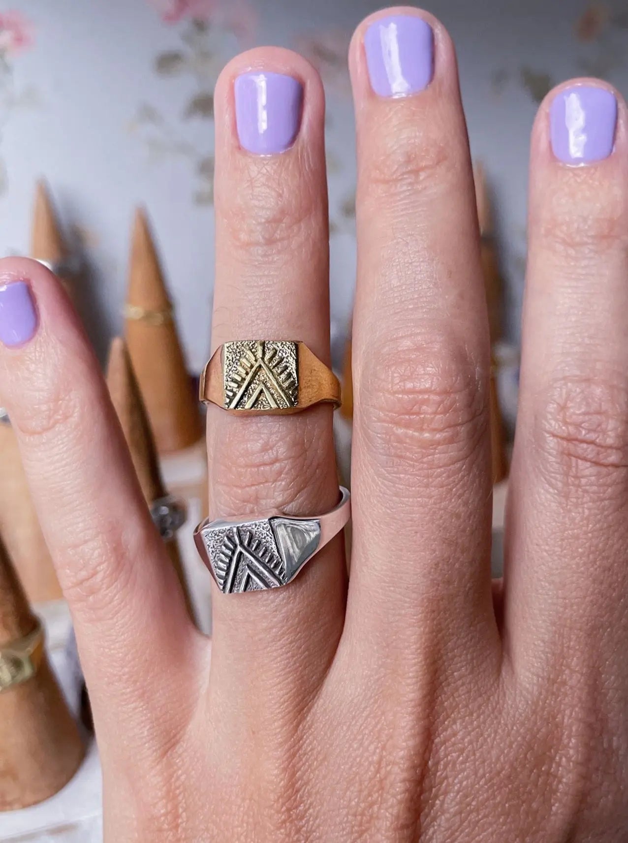 Peak Ring in Silver Yin Jewelry for the Soul