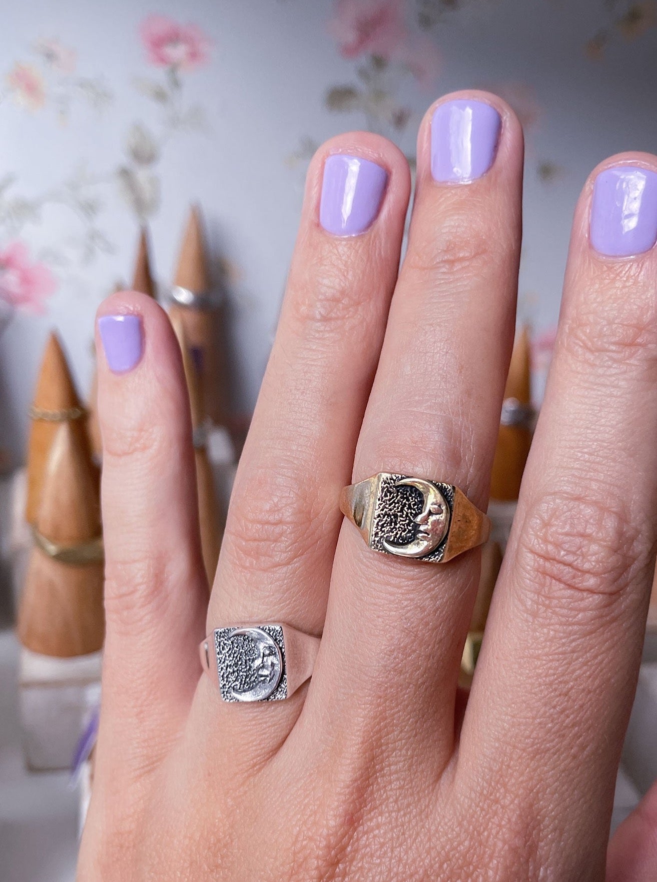 Moon Man Ring in Silver Yin Jewelry for the Soul