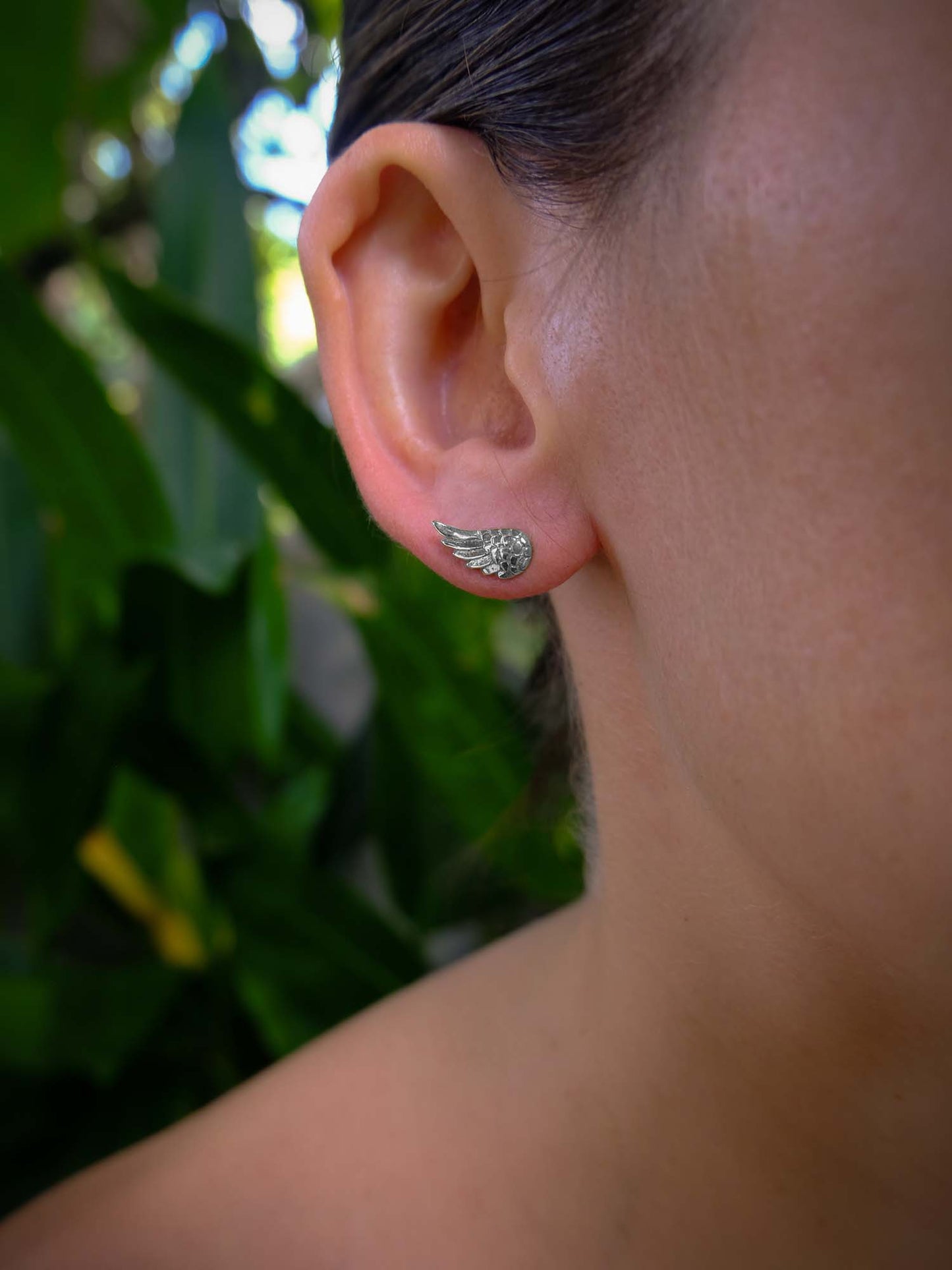 Wing Earrings in Silver Yin Jewelry for the Soul