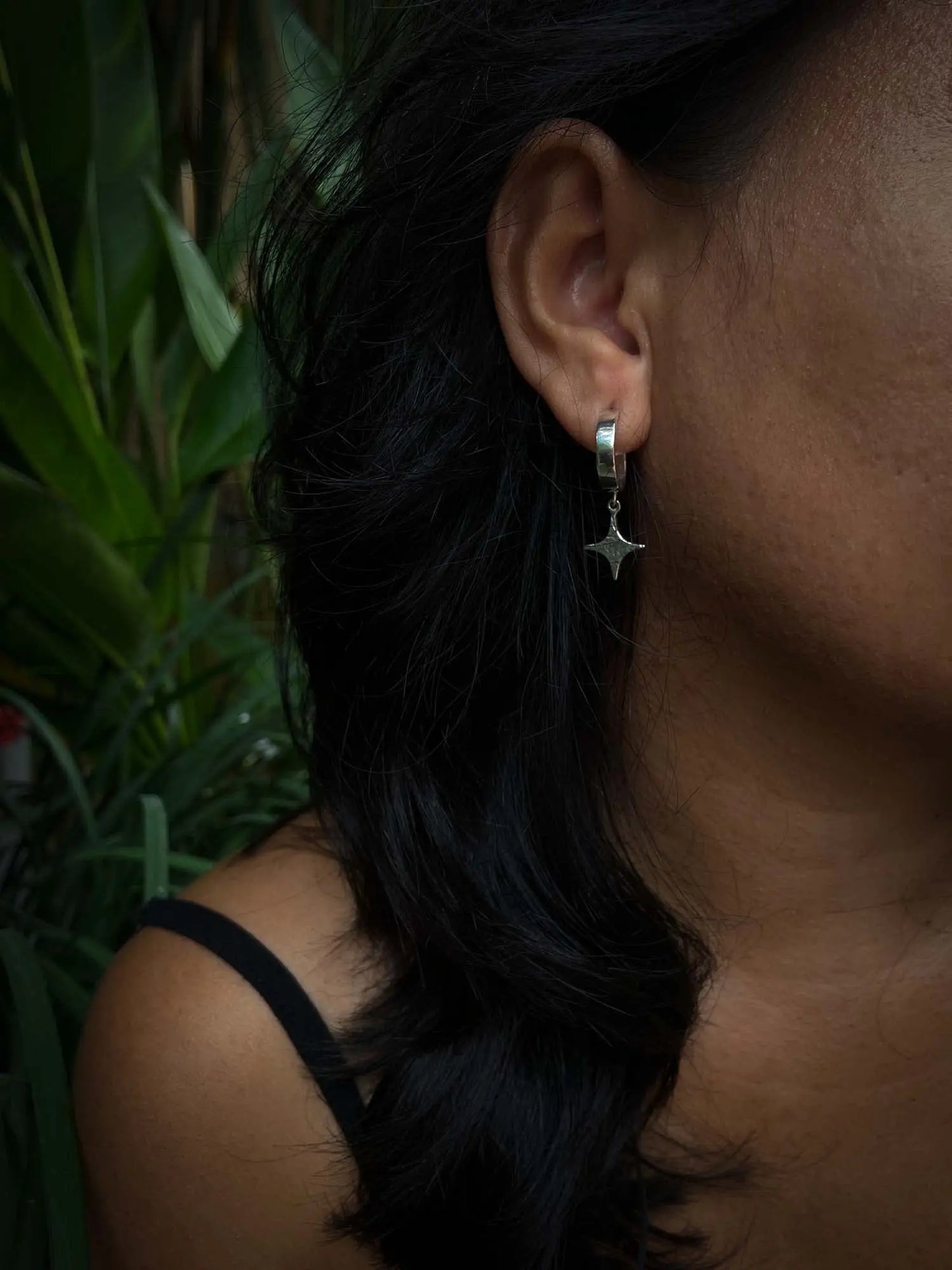 Zoom Hoop Earrings in Silver Yin Jewelry for the Soul