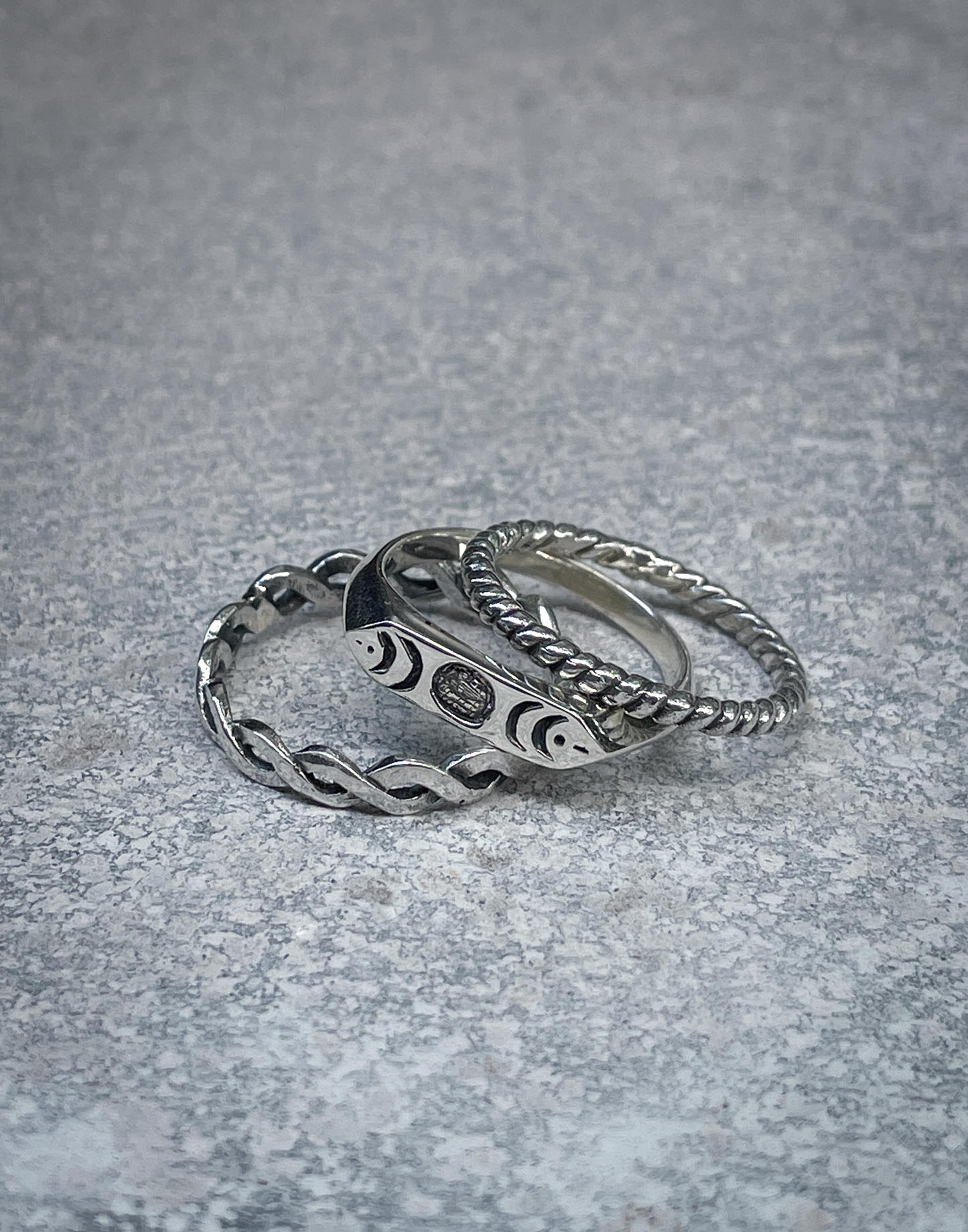 Moon Phase Ring in Silver Yin Jewelry for the Soul