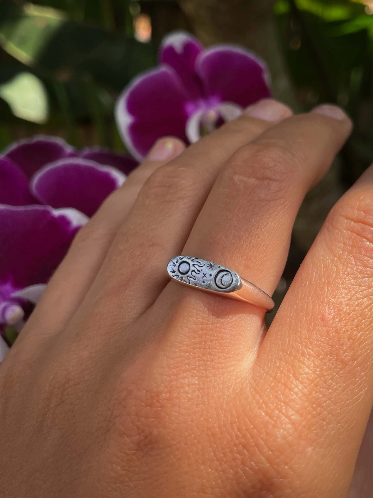 Cosmos Ring in Silver Yin Jewelry for the Soul