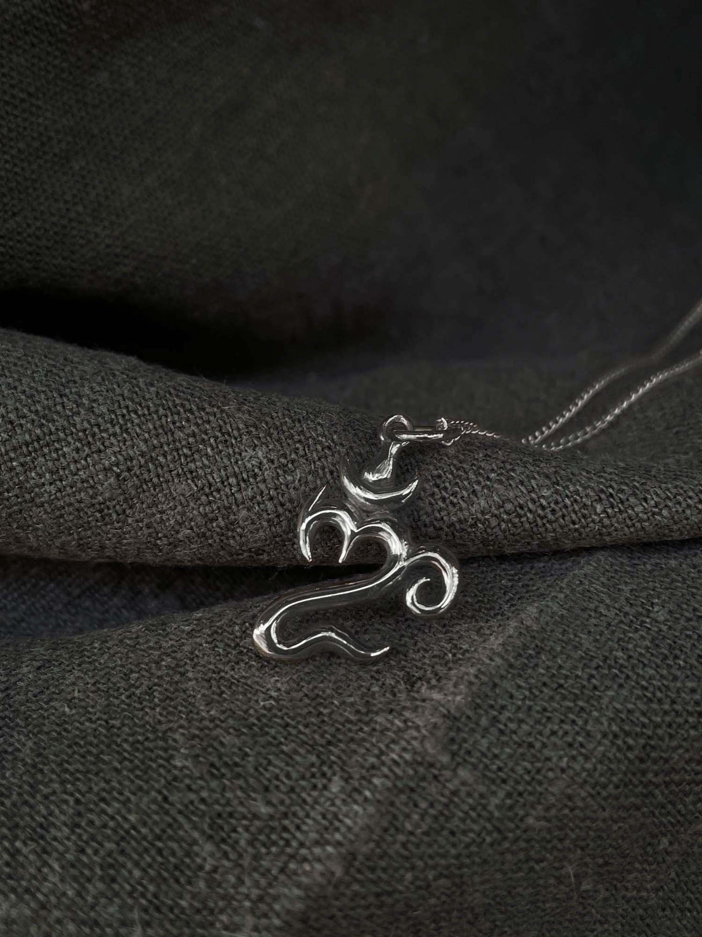 Bali Om Pendant in Silver Yin Jewelry for the Soul