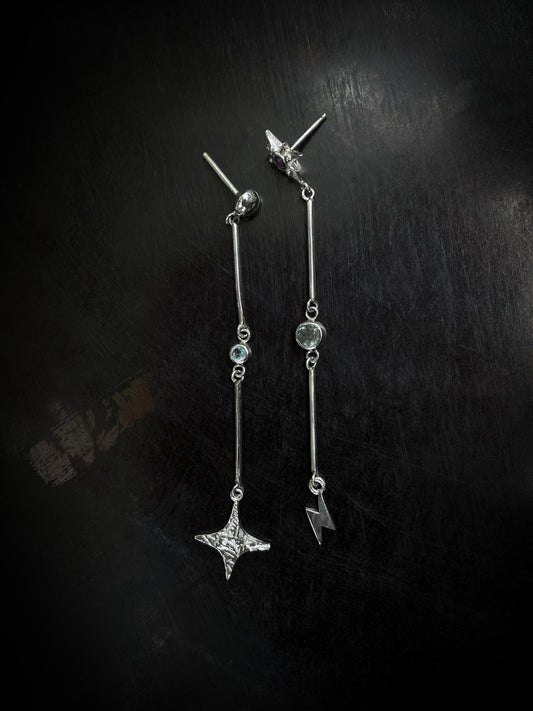 Jupiter Stud Earrings in Silver