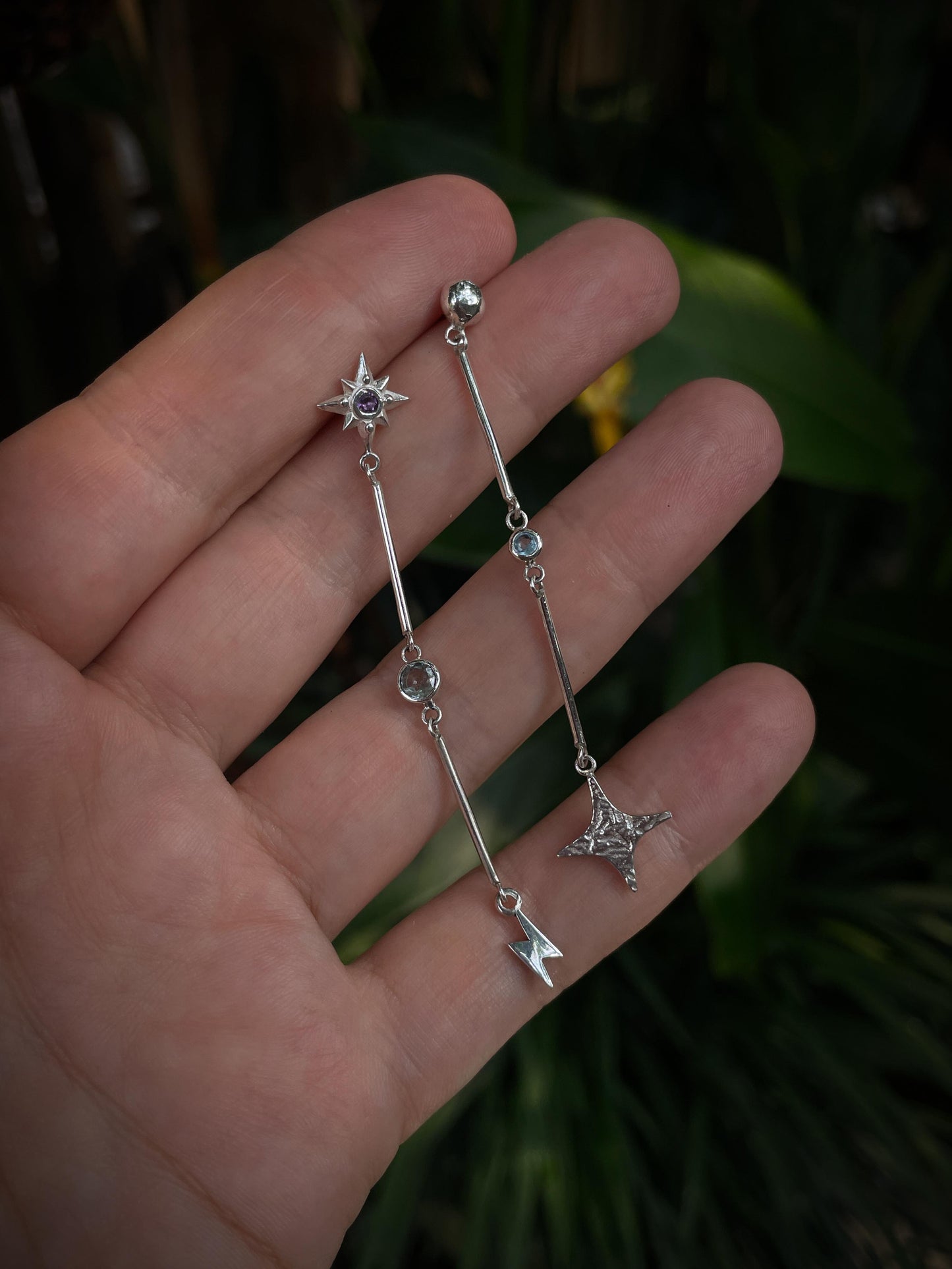 Jupiter Stud Earrings in Silver Yin Jewelry for the Soul