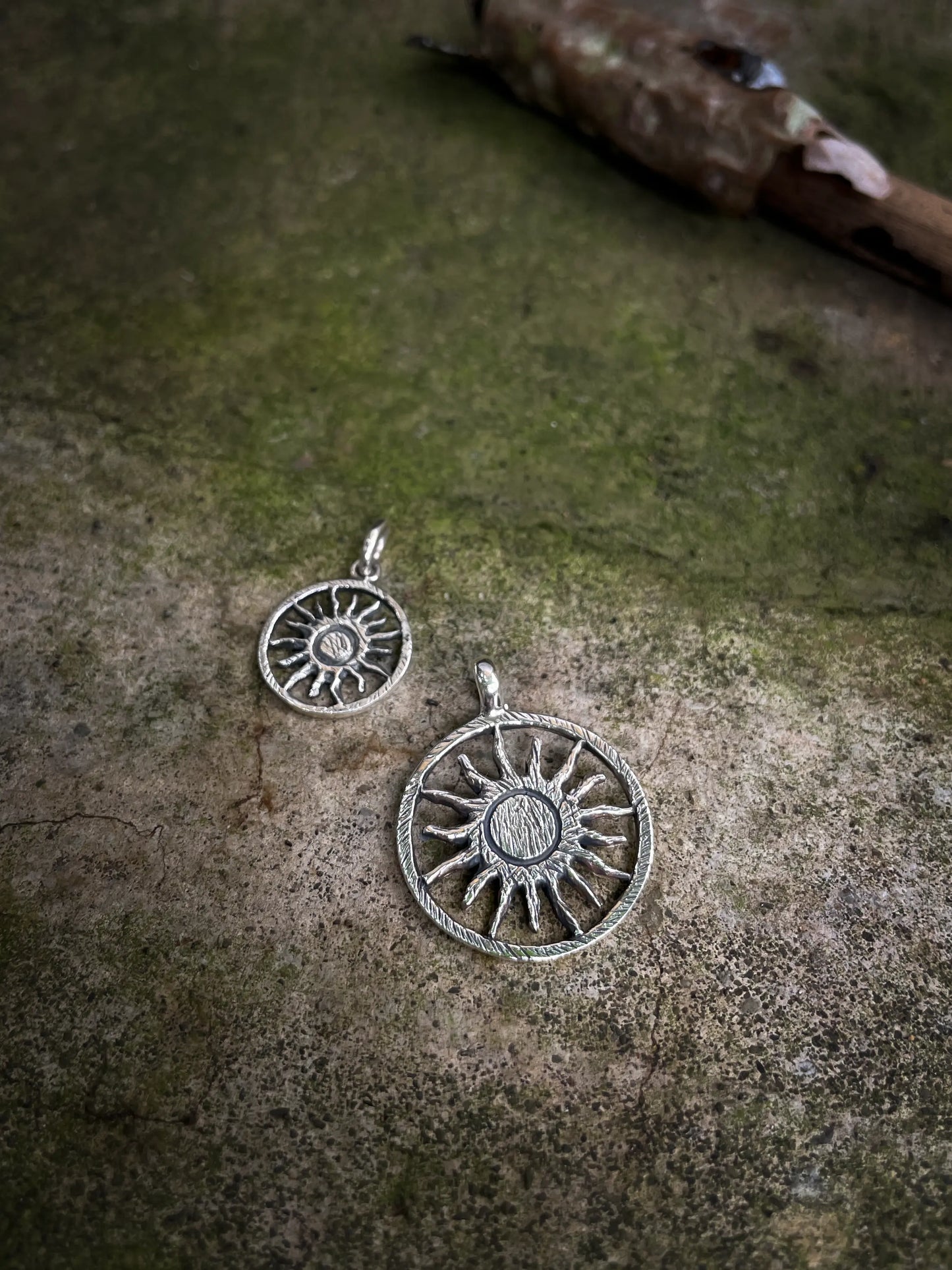 Bali Sun Charm in Silver Yin Jewelry for the Soul