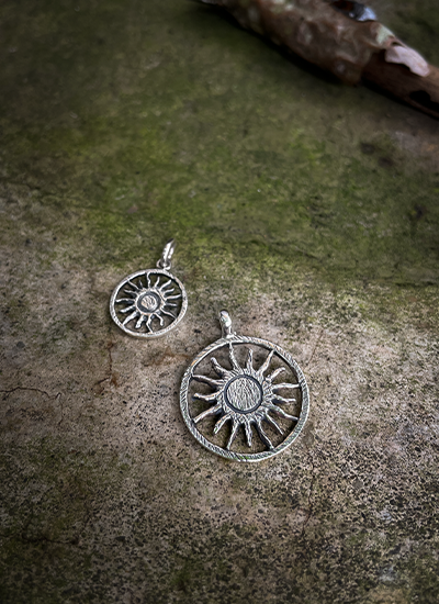Bali Sun Pendant in Silver Yin Jewelry for the Soul