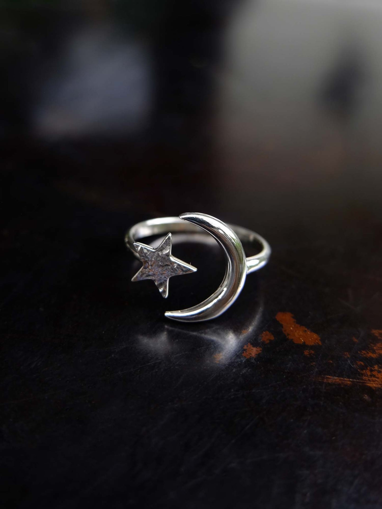 Moon Rising Ring in Silver