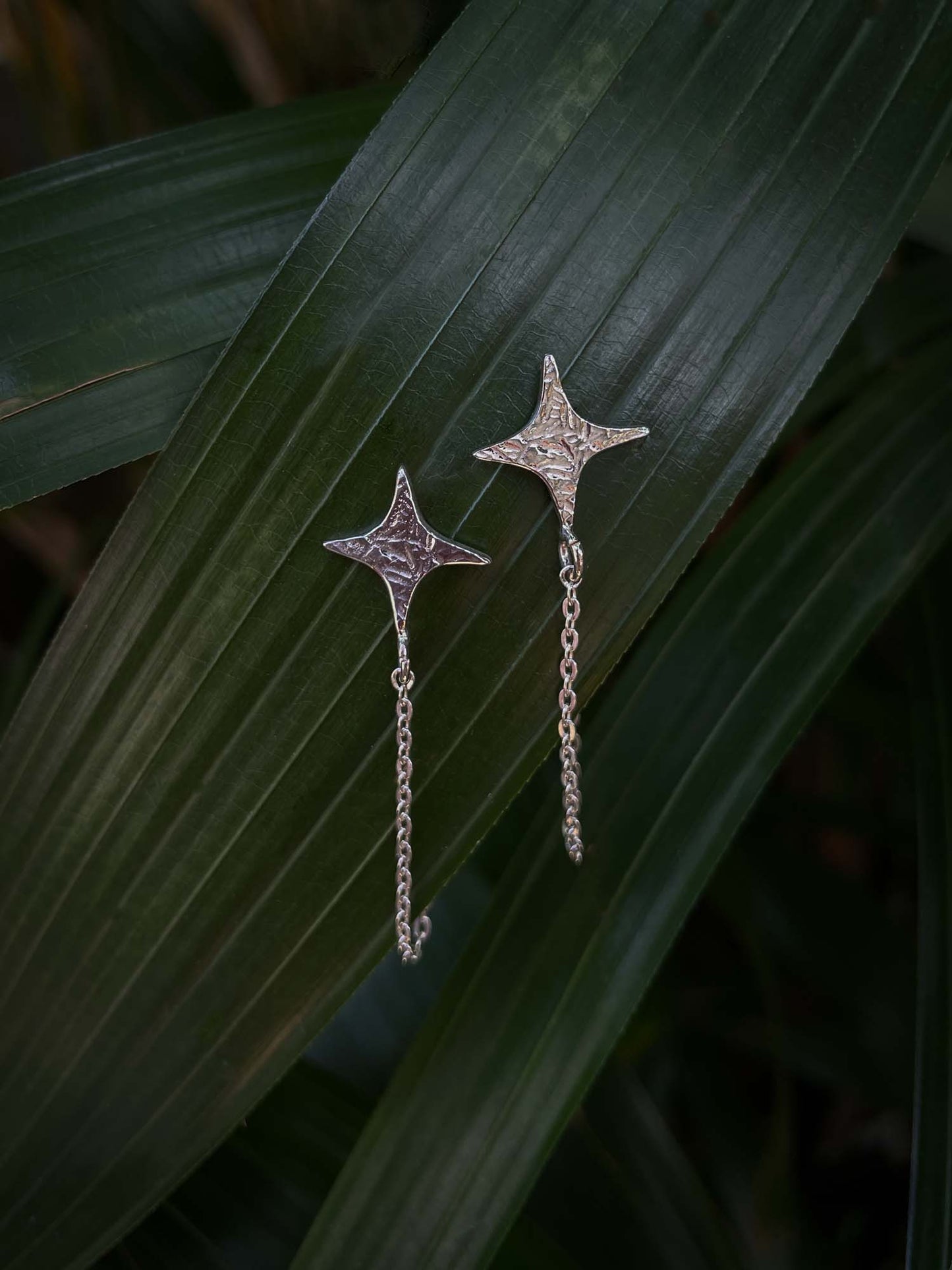 Zoom Chain Stud in Silver