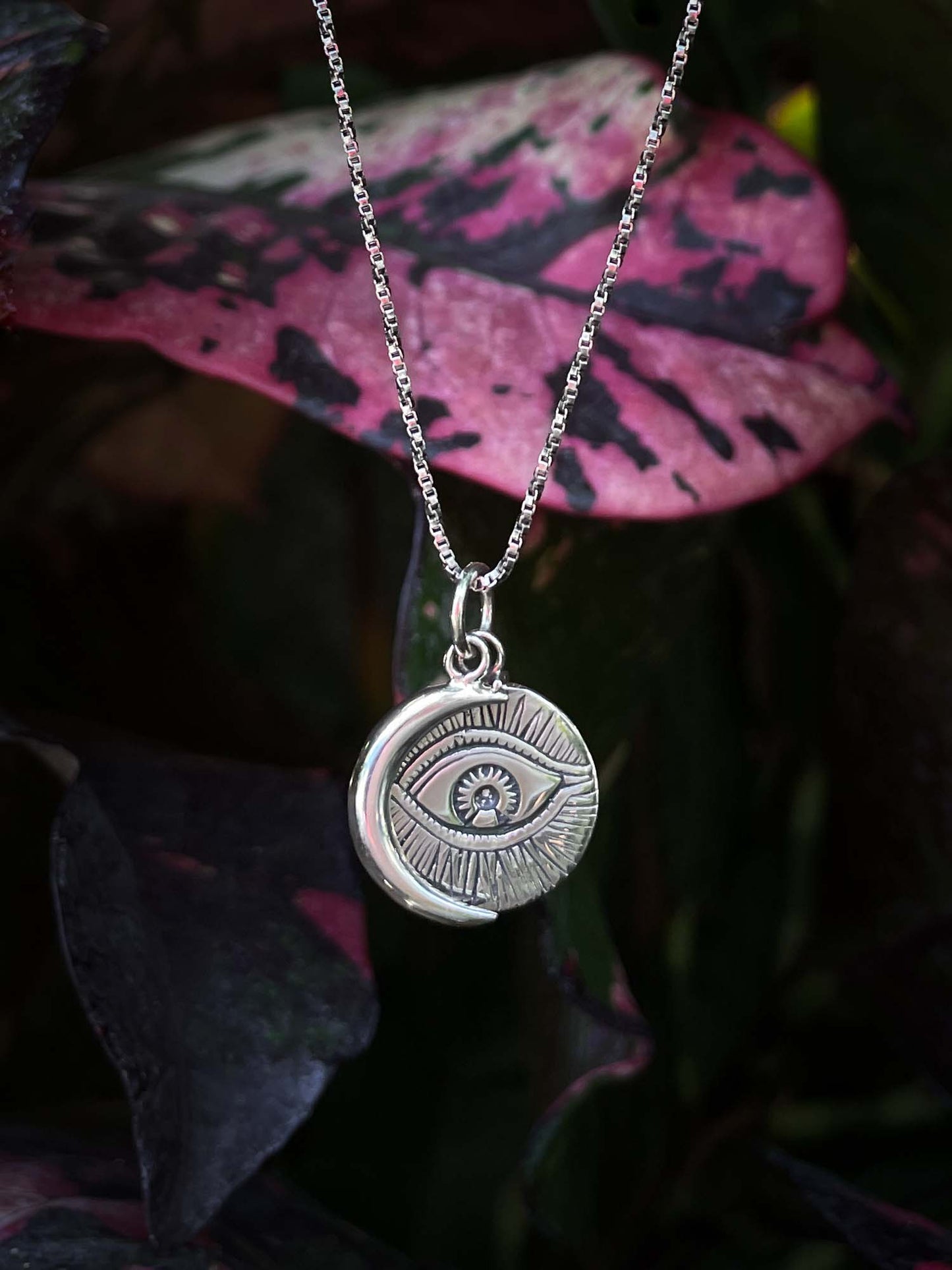 Moon Dance Pendant in Silver