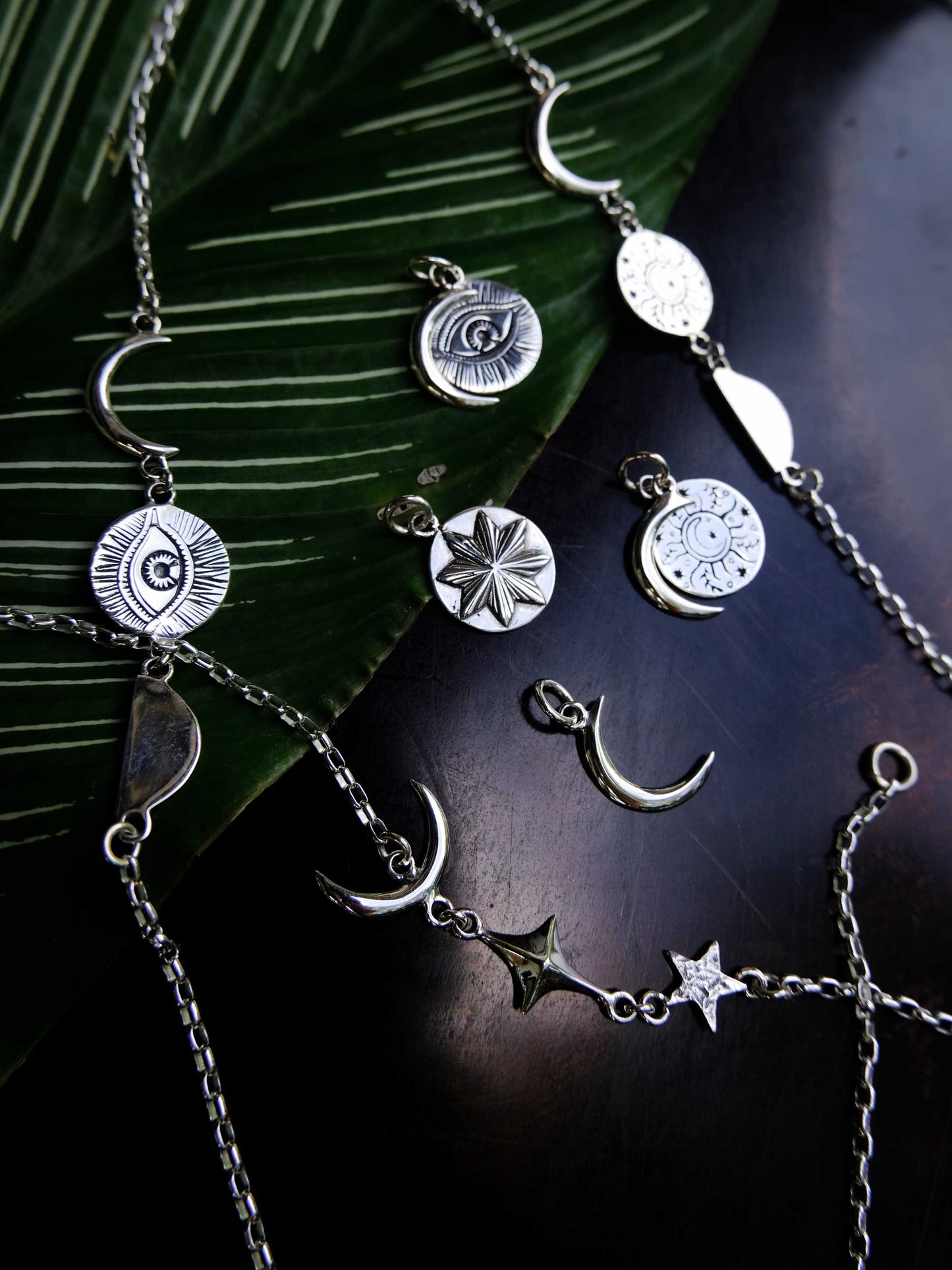 Moon Dance Pendant in Silver