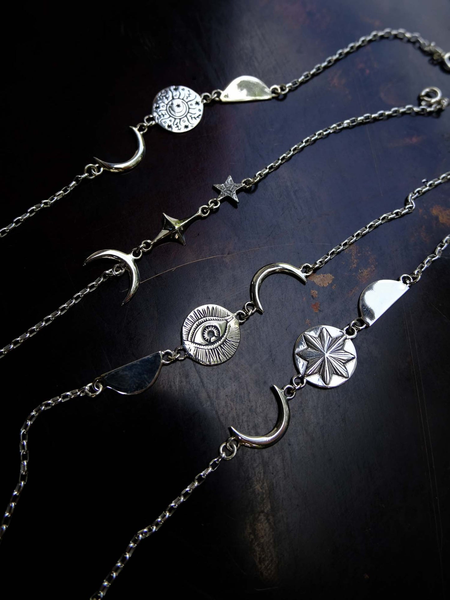 Moon Rising Bracelet in Silver