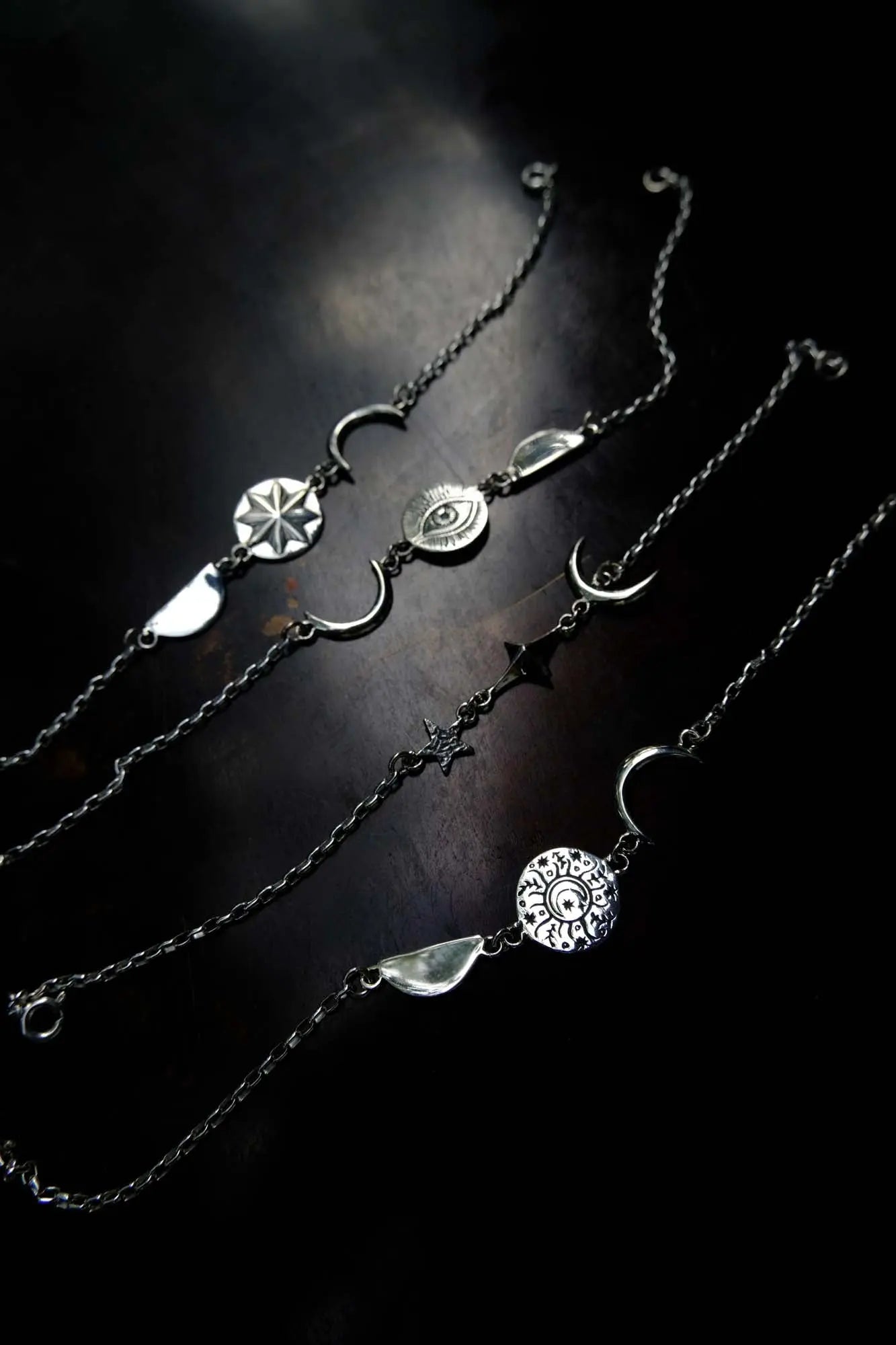 Astral Bracelet in Silver Yin Jewelry for the Soul