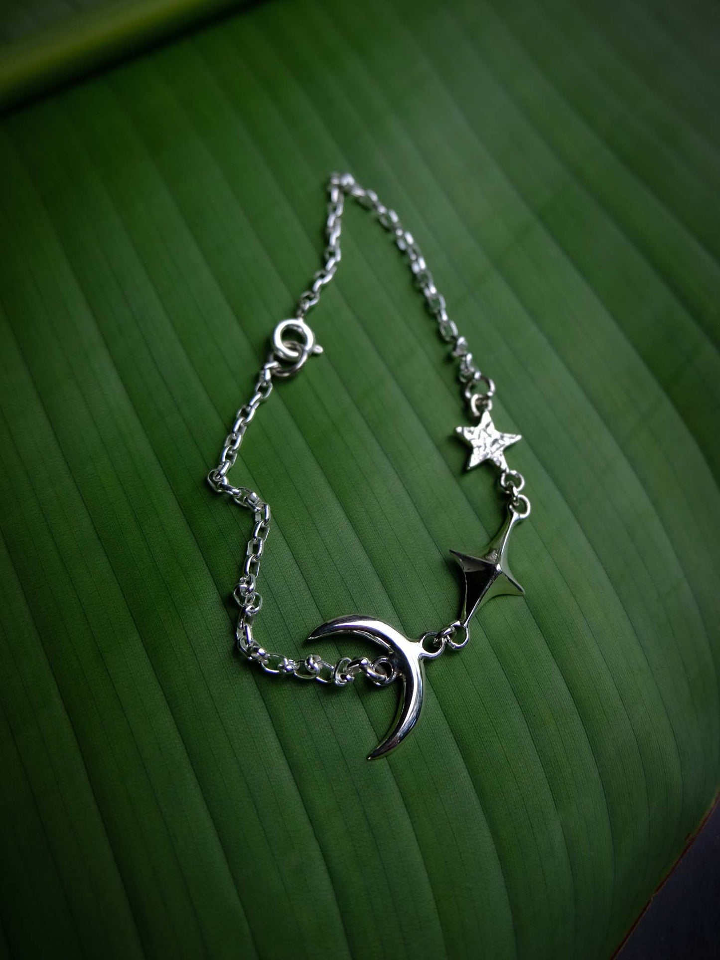 Moon Rising Bracelet in Silver