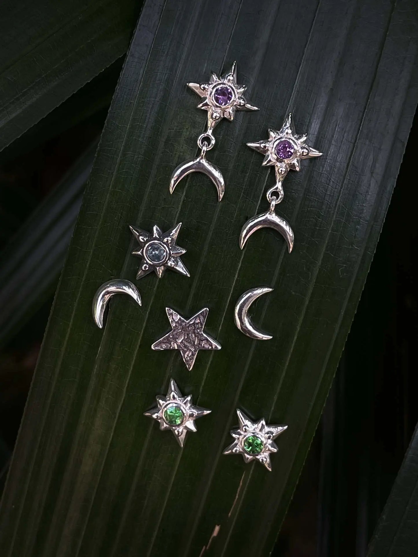 Flash Stud in Silver Yin Jewelry for the Soul