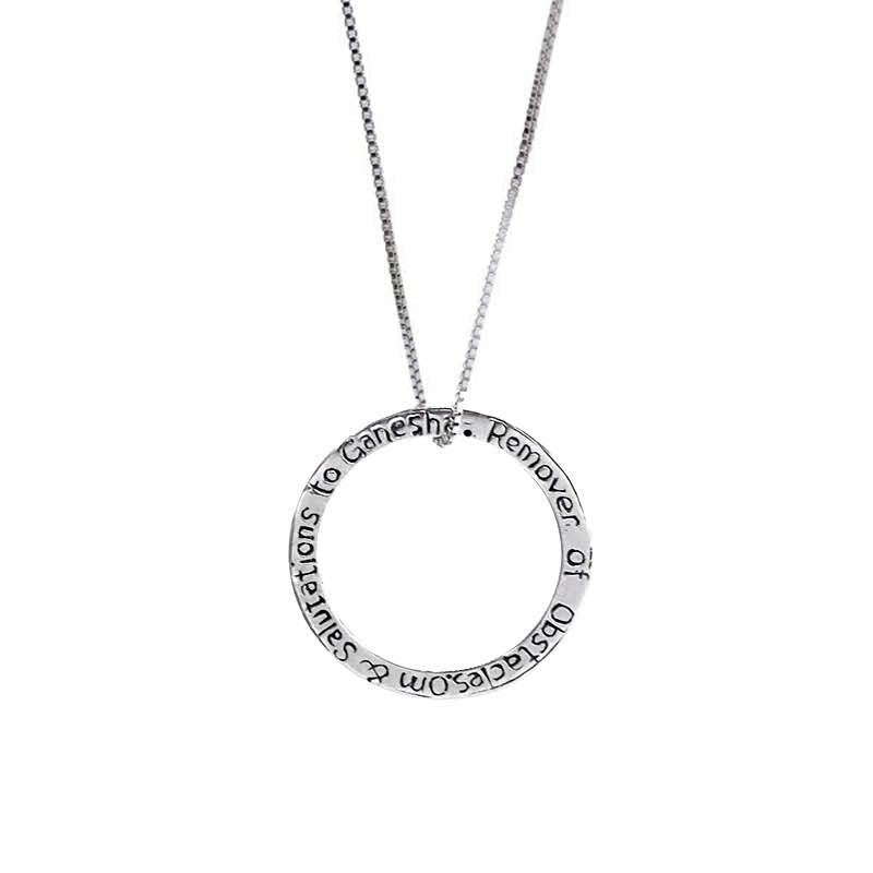 Om Ganesha Mini in Silver Yin Jewelry for the Soul