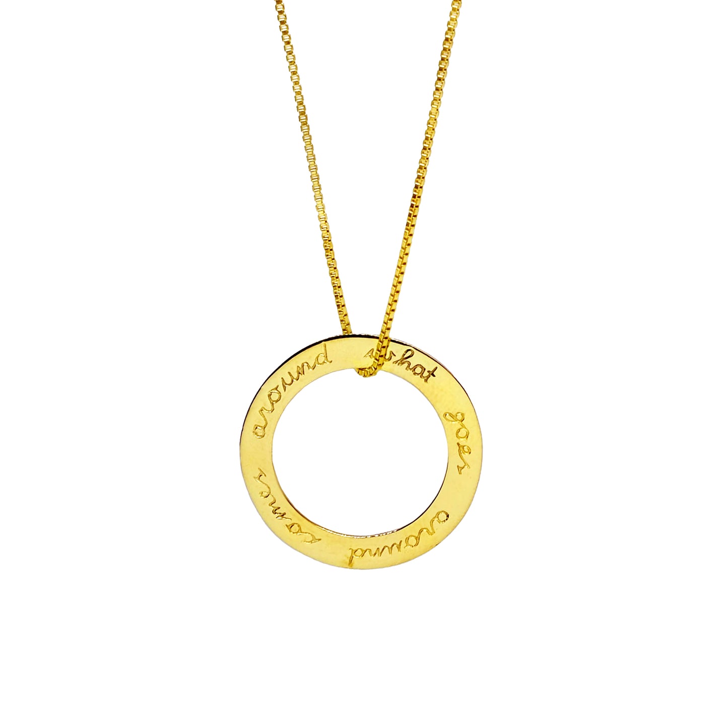 Karma Large Mandala in Brass Yin Jewelry for the Soul