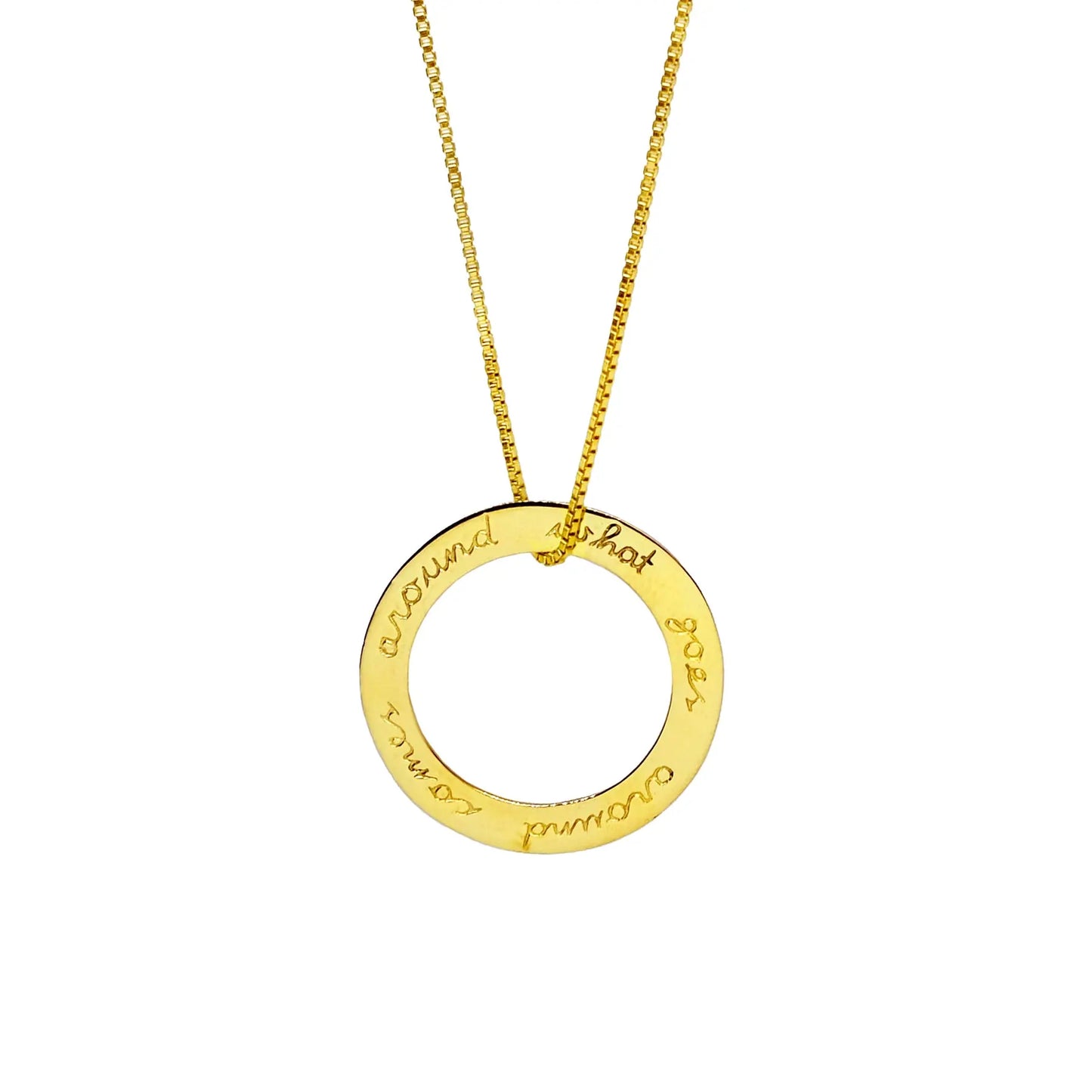 Karma Large Mandala in Brass Yin Jewelry for the Soul