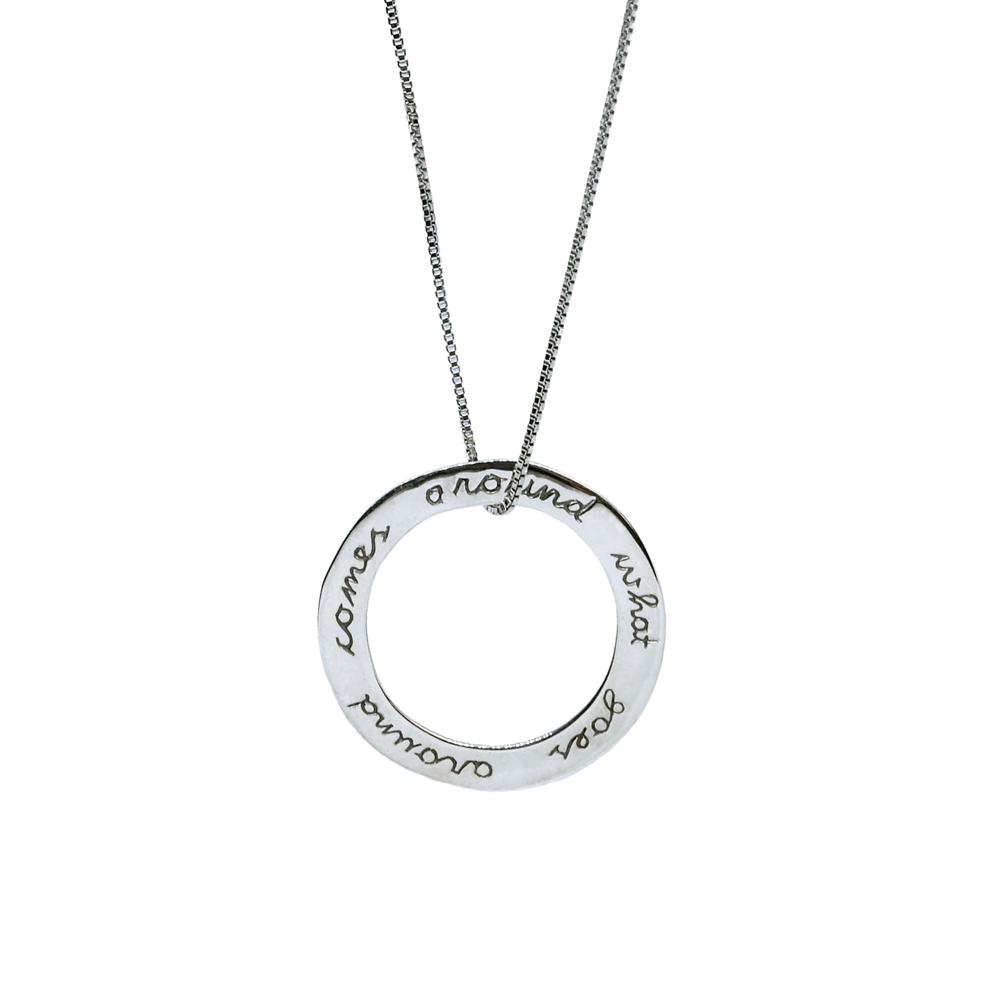 Karma Large Mandala in Silver Yin Jewelry for the Soul