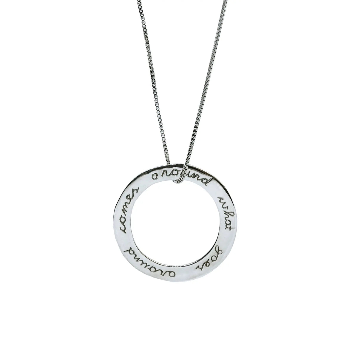Karma Large Mandala in Silver Yin Jewelry for the Soul