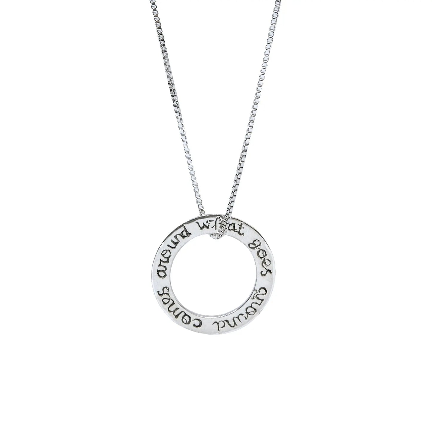 Karma Small Mandala in Silver Yin Jewelry for the Soul
