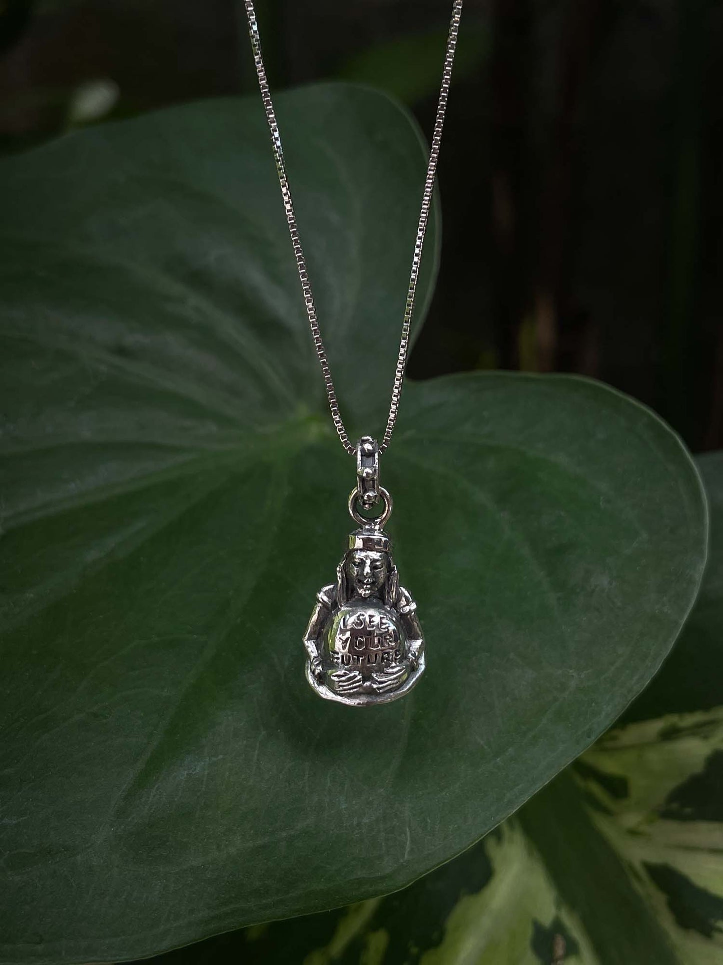 Fortune Teller Charm in Silver Yin Jewelry for the Soul