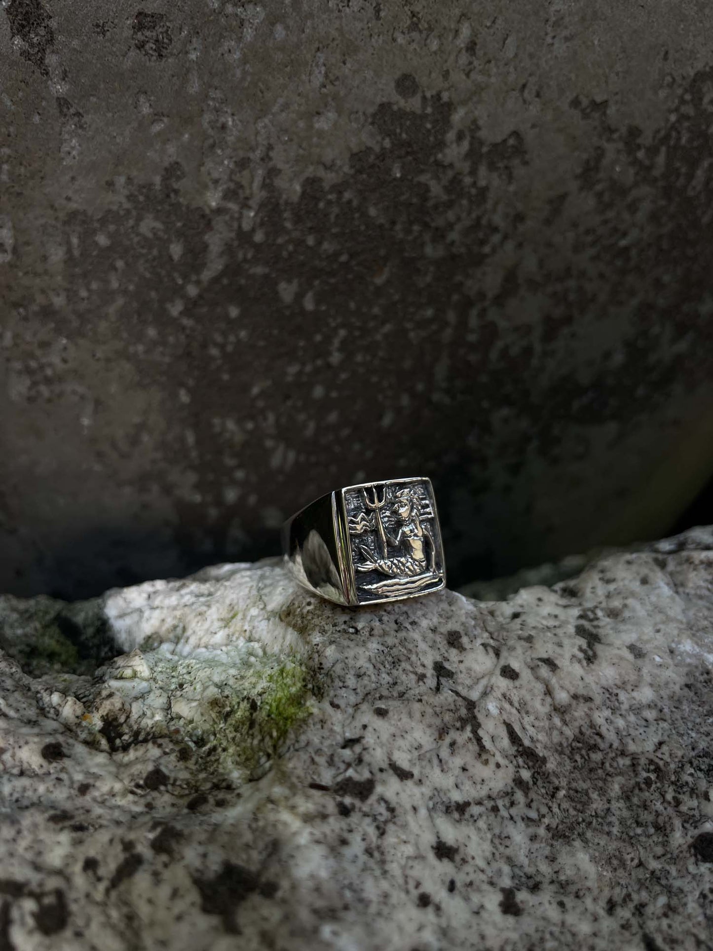 Neptune Ring in Silver Yin Jewelry for the Soul