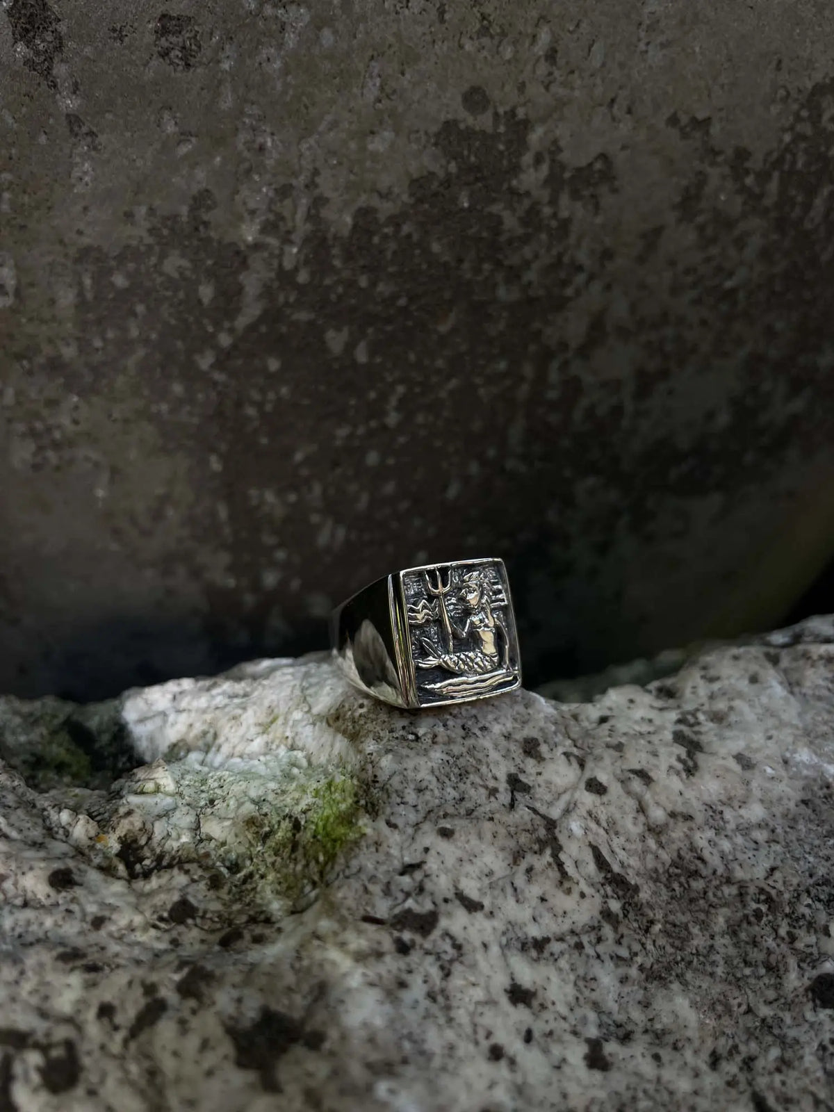 Neptune Ring in Silver Yin Jewelry for the Soul