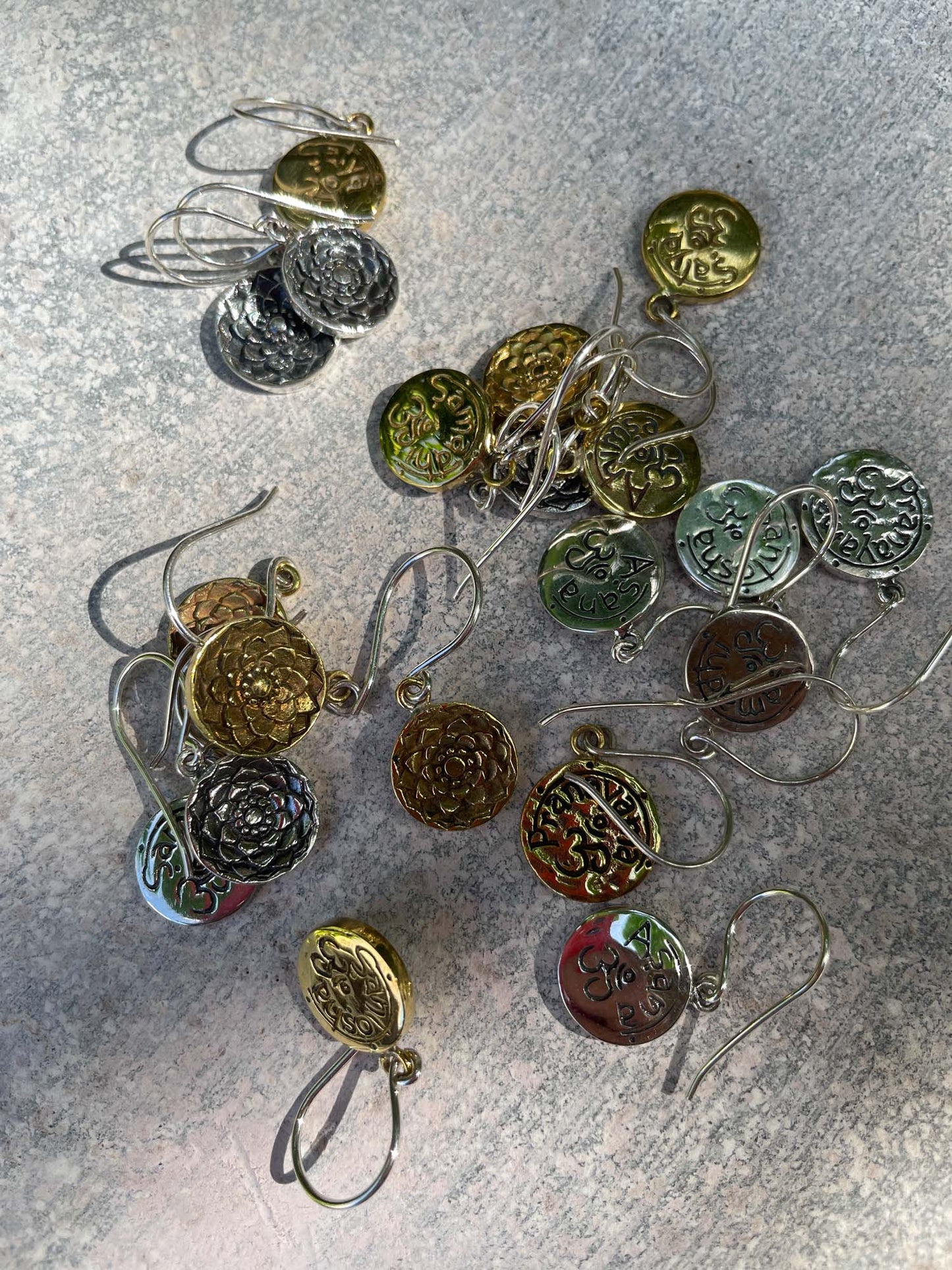 Samadhi Earrings in Silver Yin Jewelry for the Soul