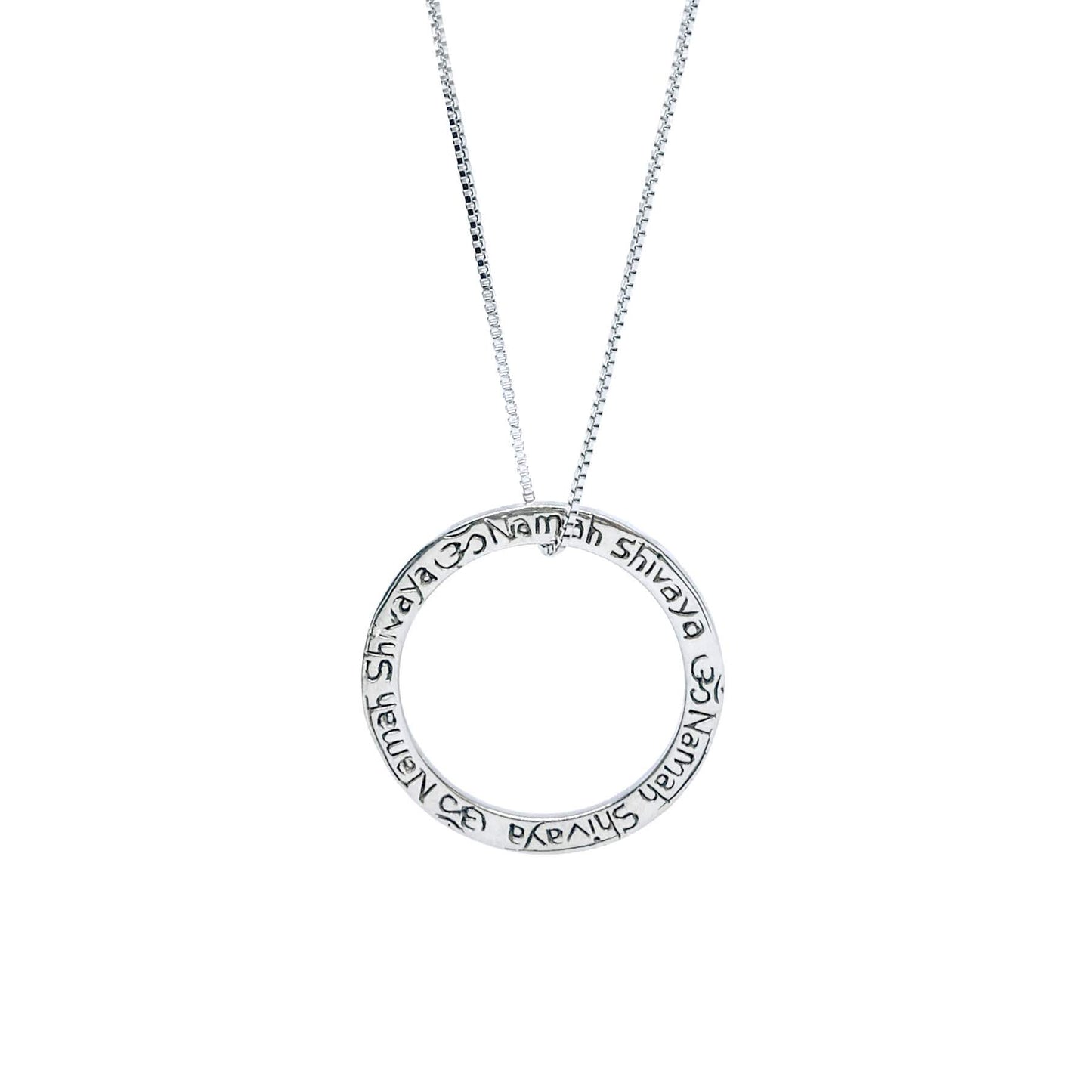 Om Shiva Mini in Silver Yin Jewelry for the Soul