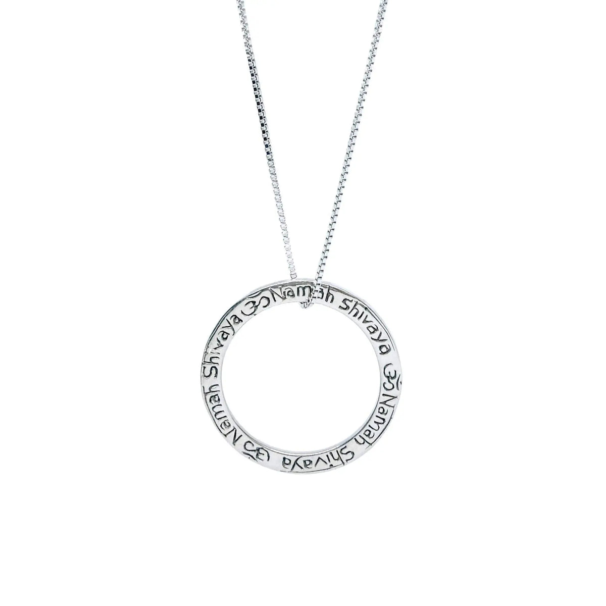 Om Shiva Mini in Silver Yin Jewelry for the Soul
