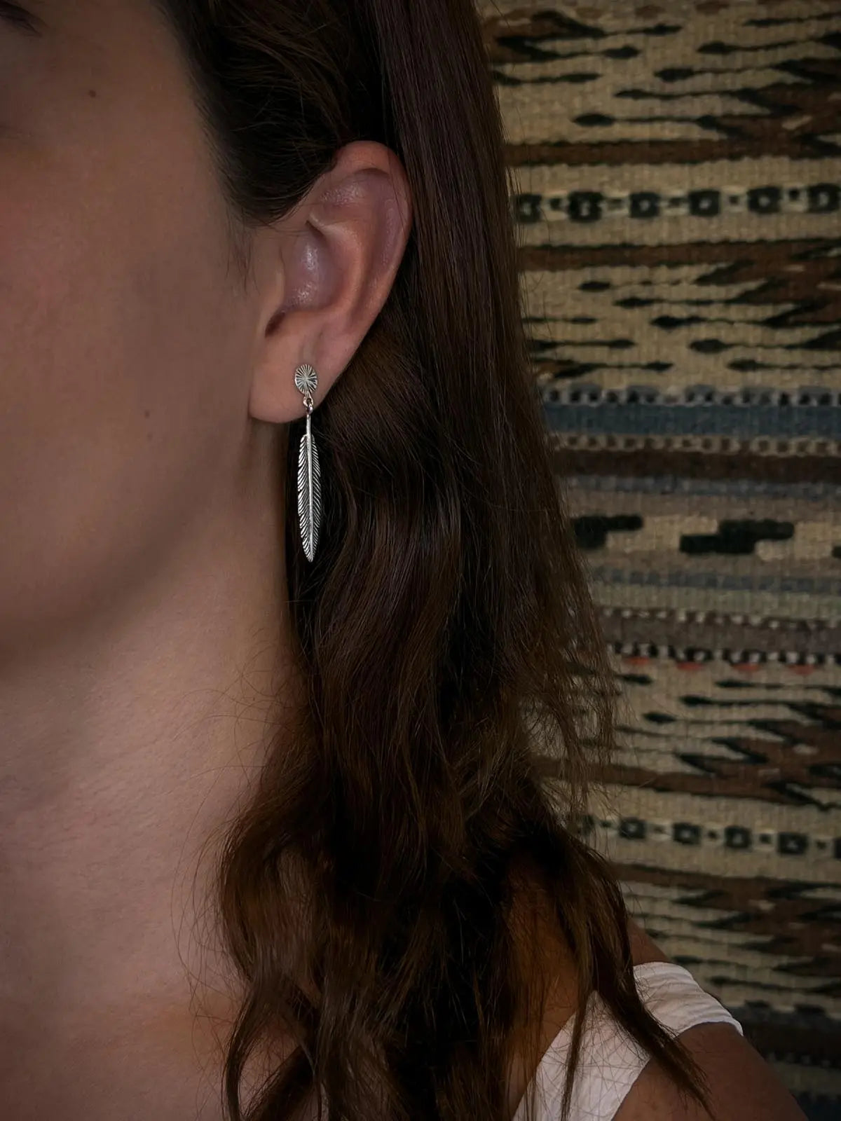 New Mexico Earrings in Silver Yin Jewelry for the Soul