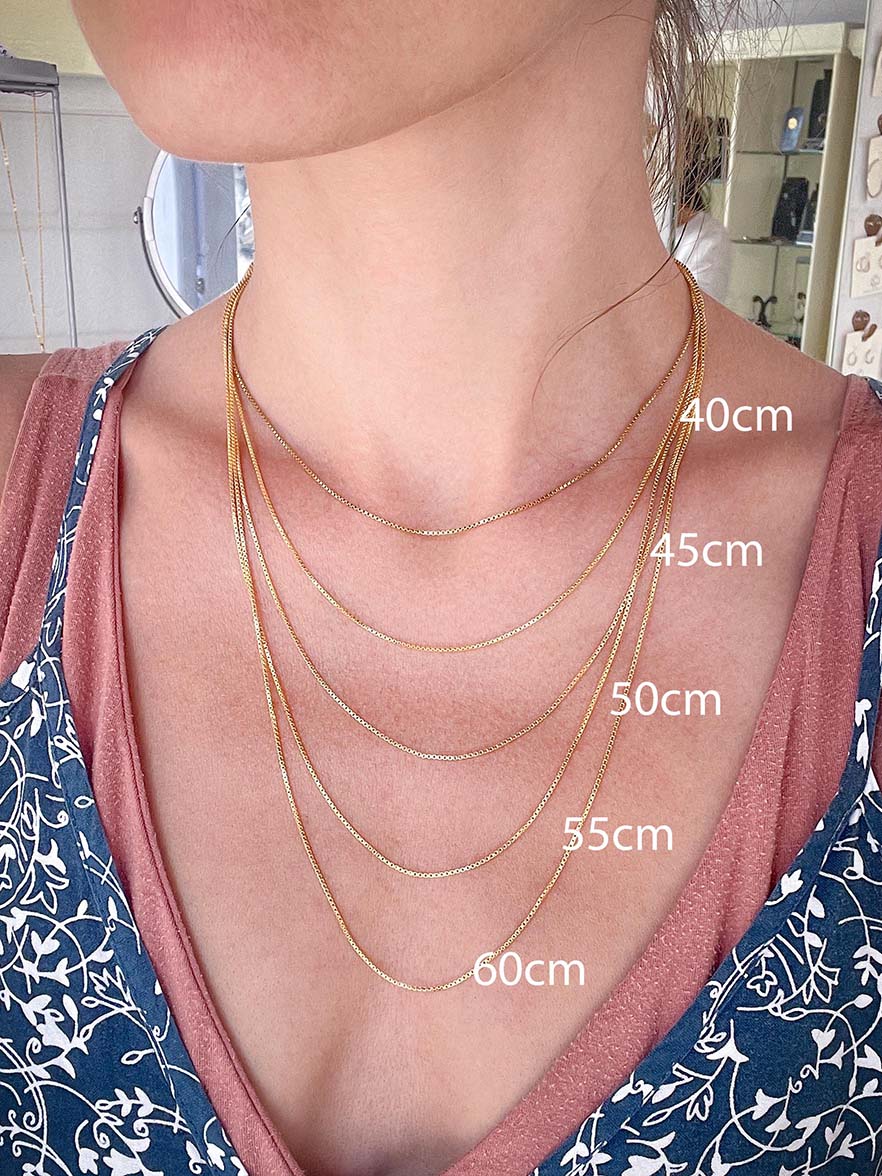 Gold Plated Chain, Box - BVN100 Yin Jewelry for the Soul