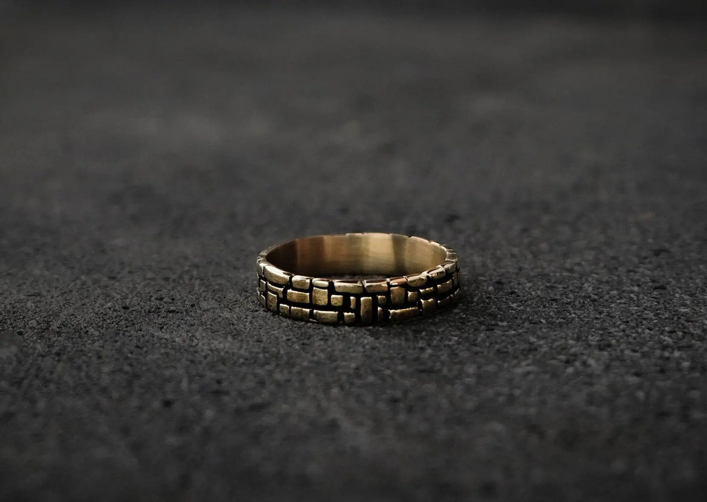 Mozaic Small Brass Ring Mule Jewels