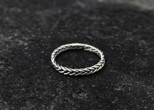 Fishtail Silver Ring