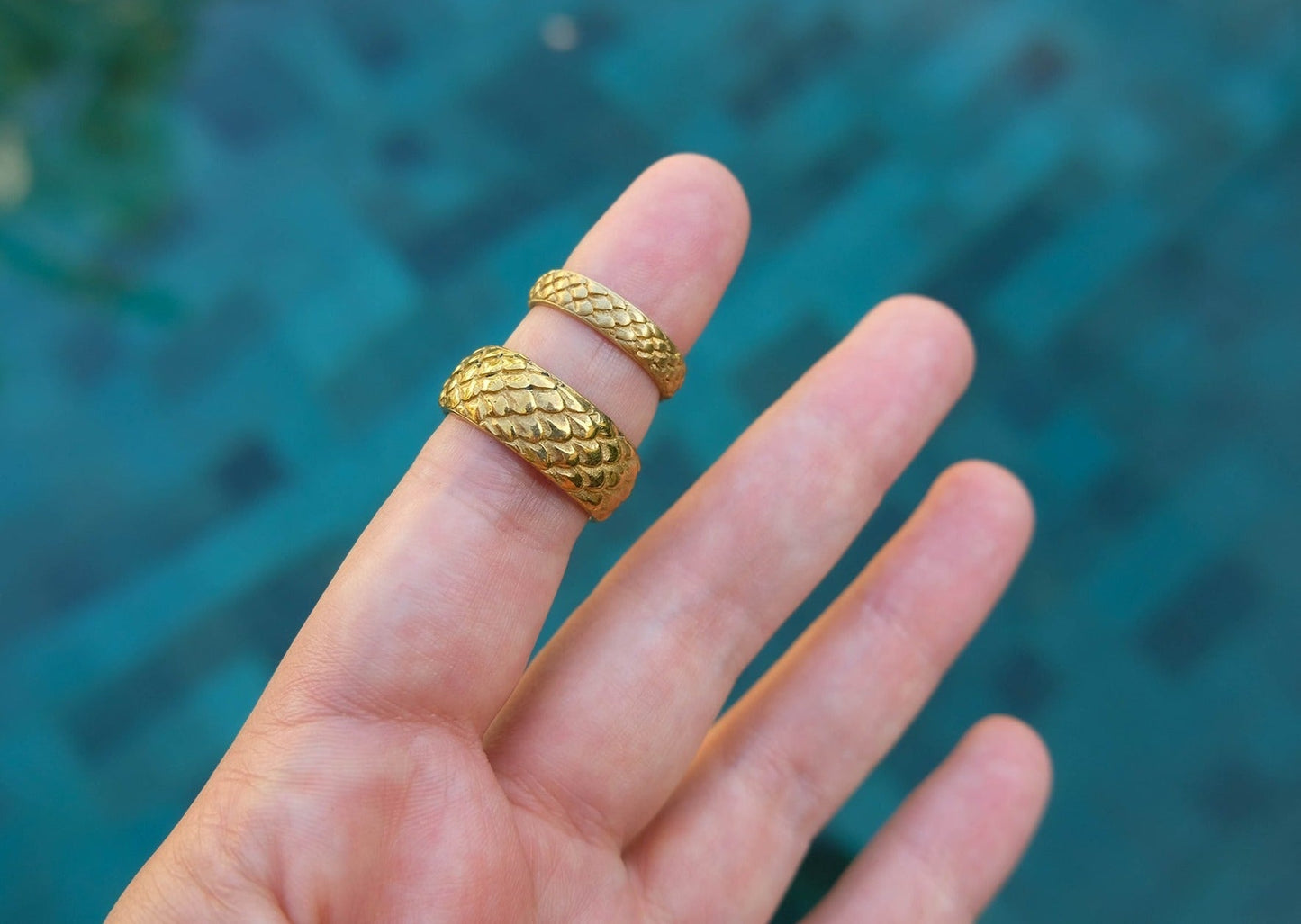 Salak Small Brass Ring Mule Jewels