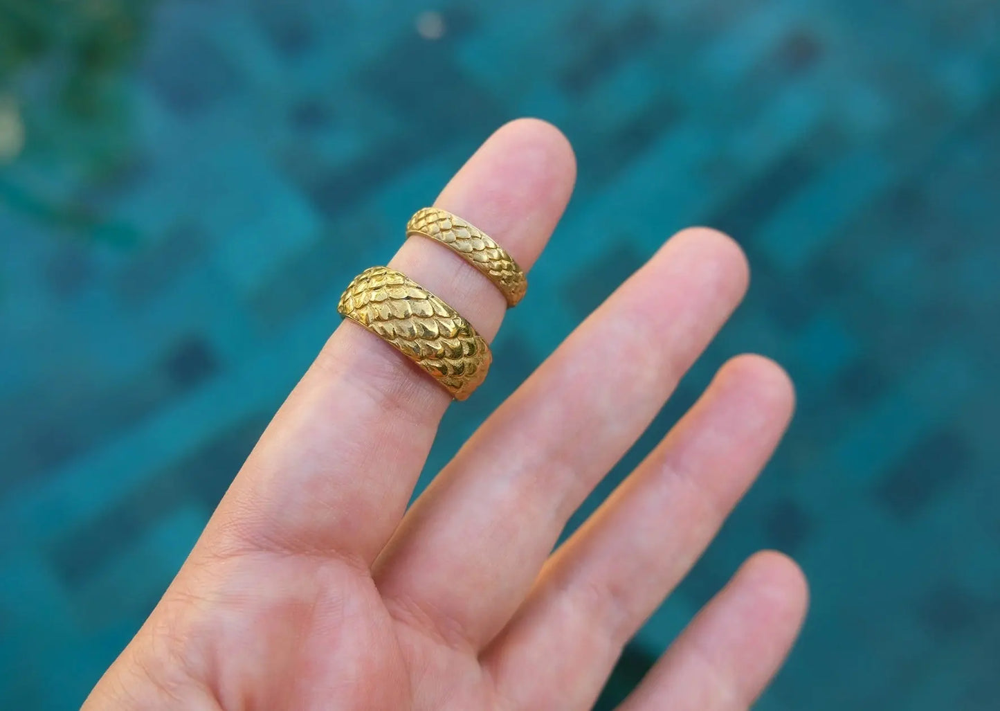 Salak Small Brass Ring Mule Jewels