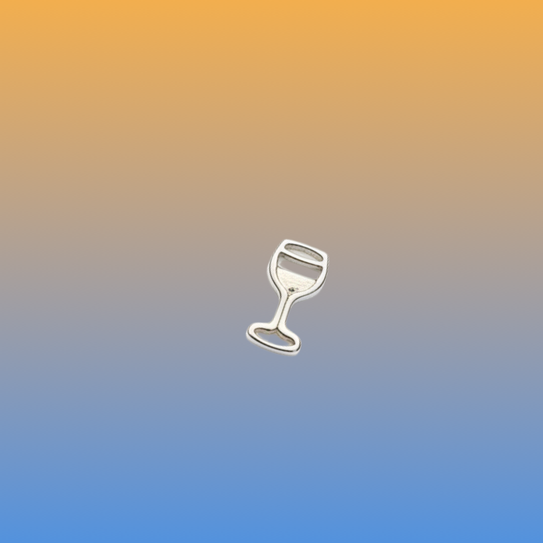 Glass of wine Yin Jewelry for the Soul