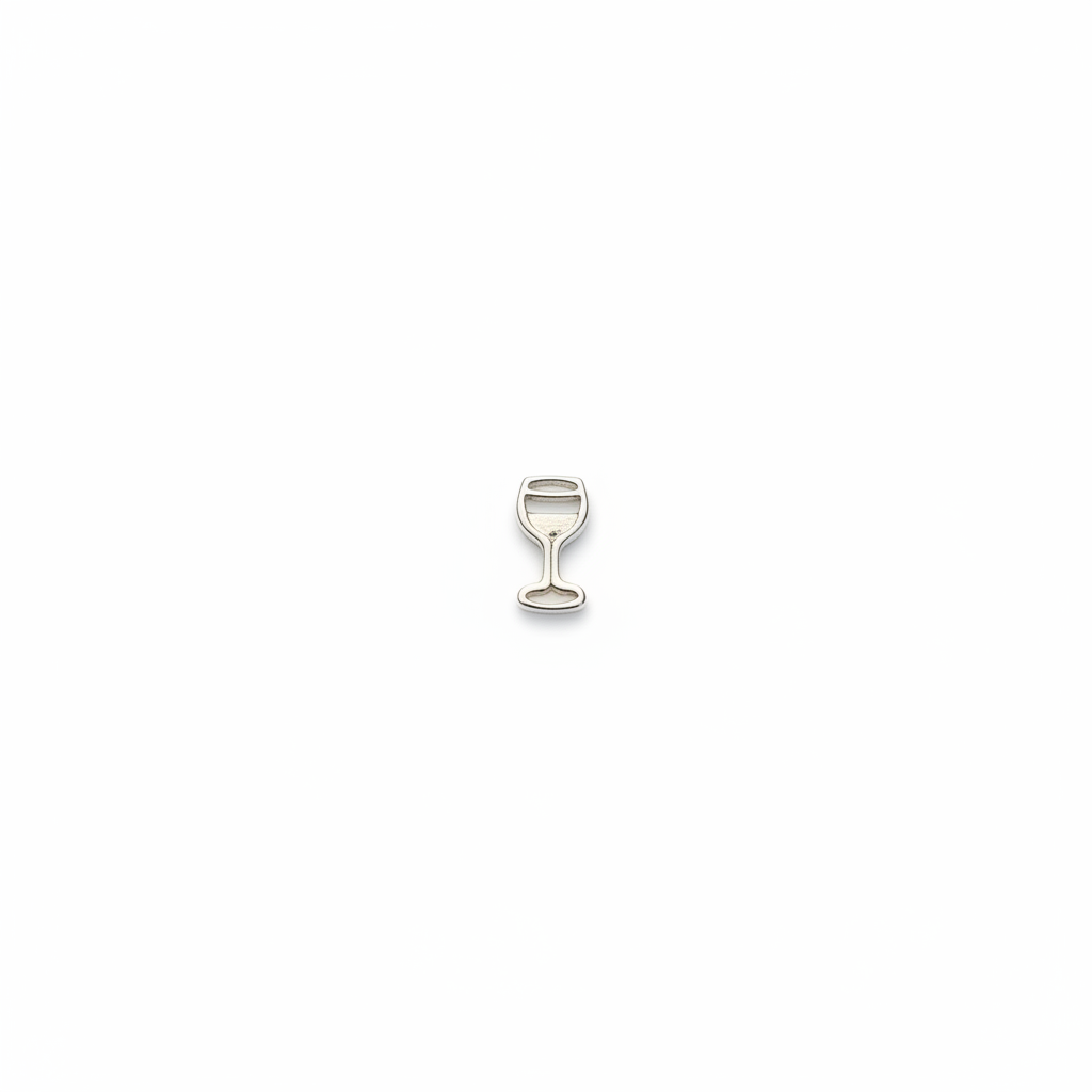 Glass of wine Yin Jewelry for the Soul