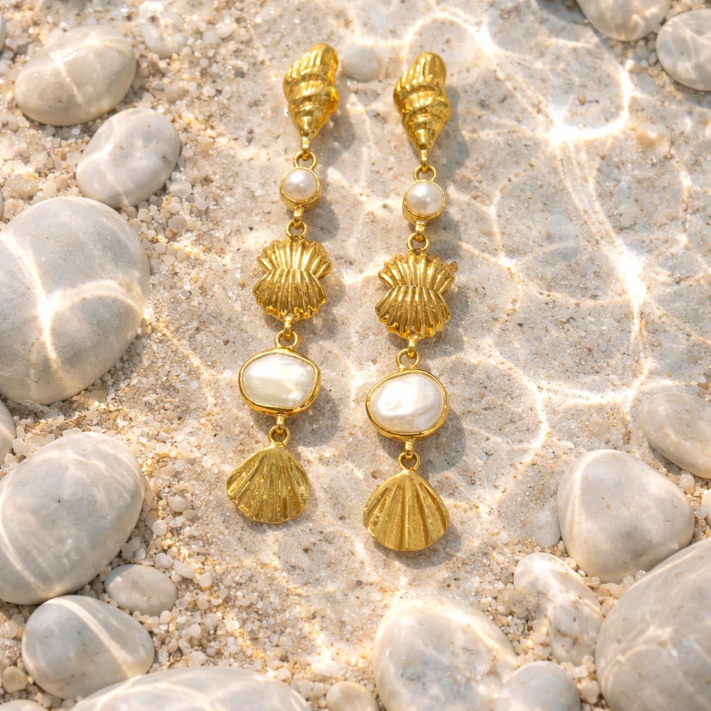 Ariel Pearl Stud Yin Jewelry for the Soul